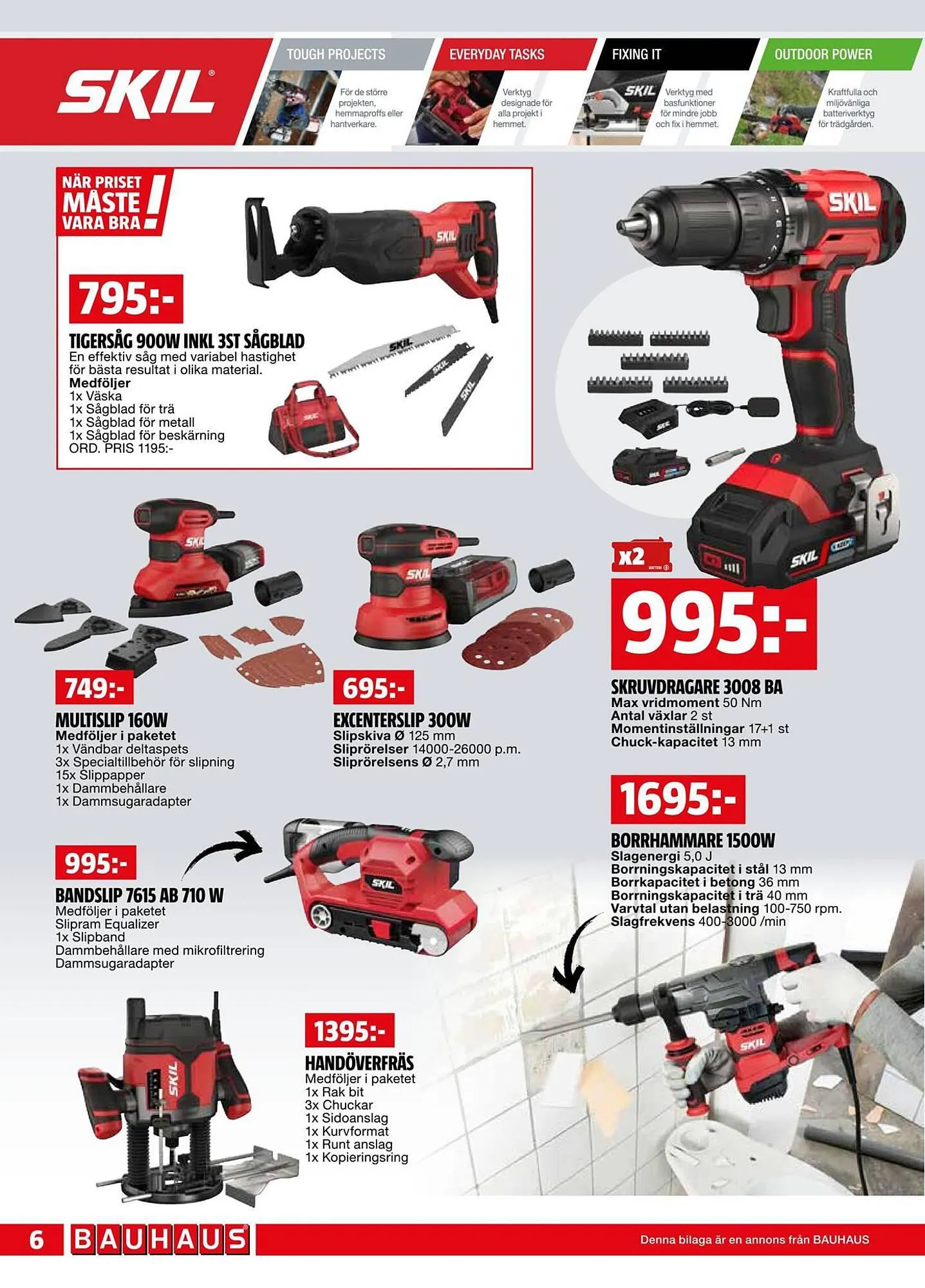 Bauhaus reklamblad från 1 oktober till 15 oktober 2023 - Reklamblad sidor 6