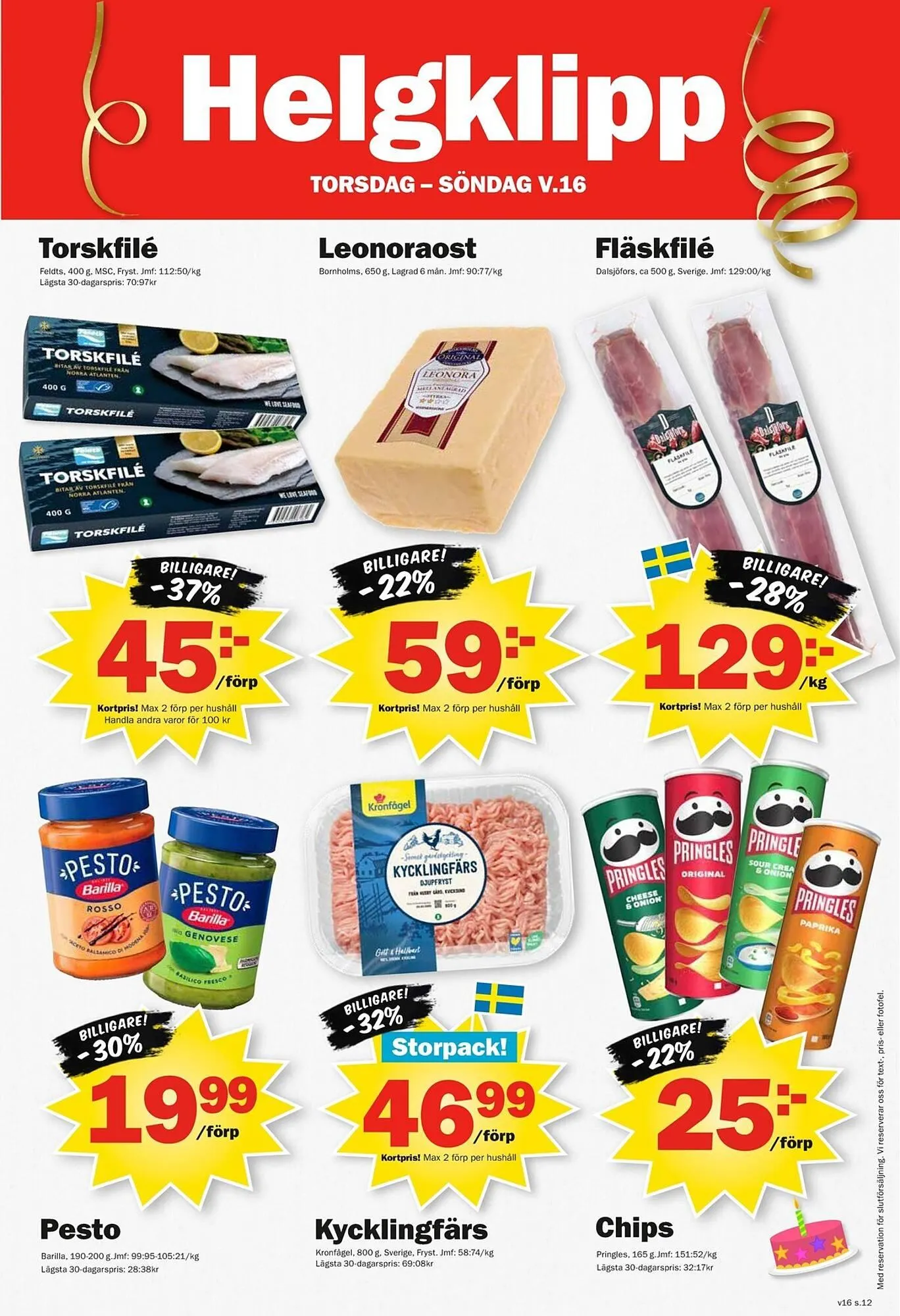 Pekås reklamblad från 13 april till 19 april 2026 - Reklamblad sidor 12