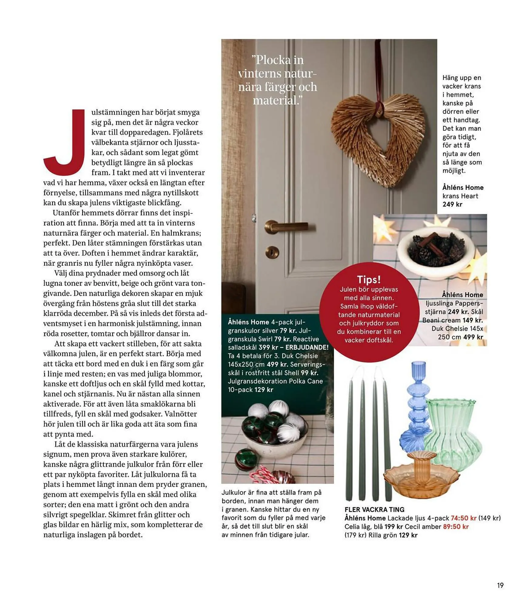 Åhléns reklamblad från 24 november till 24 december 2023 - Reklamblad sidor 19