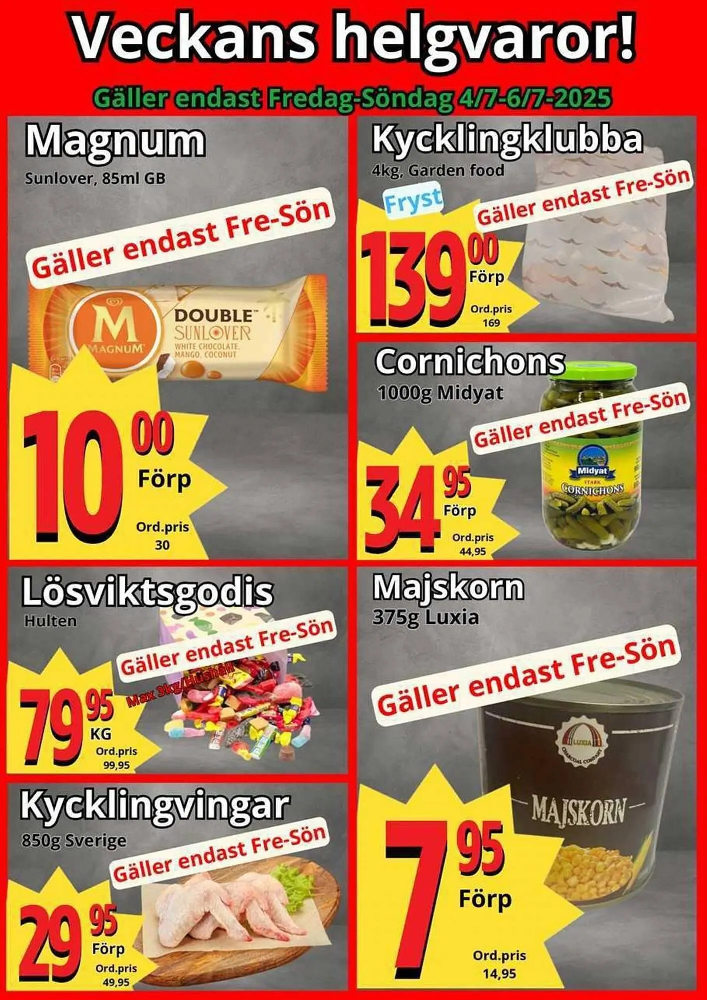 Supergrossen reklamblad från 30 juni till 6 juli 2025 - Reklamblad sidor 3