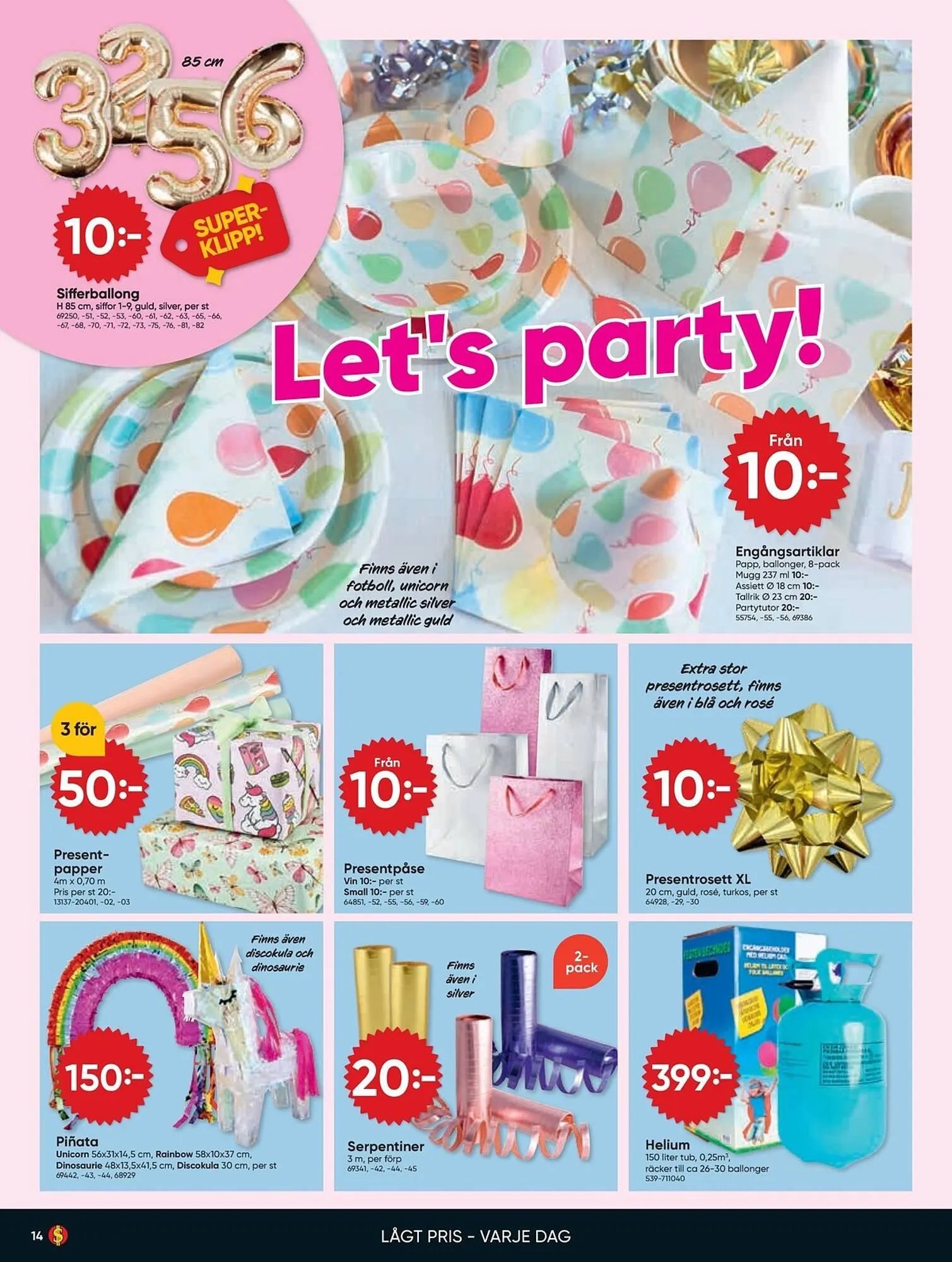 DollarStore annonsblad från 27 oktober till 2 november 2025 - Reklamblad sidor 14
