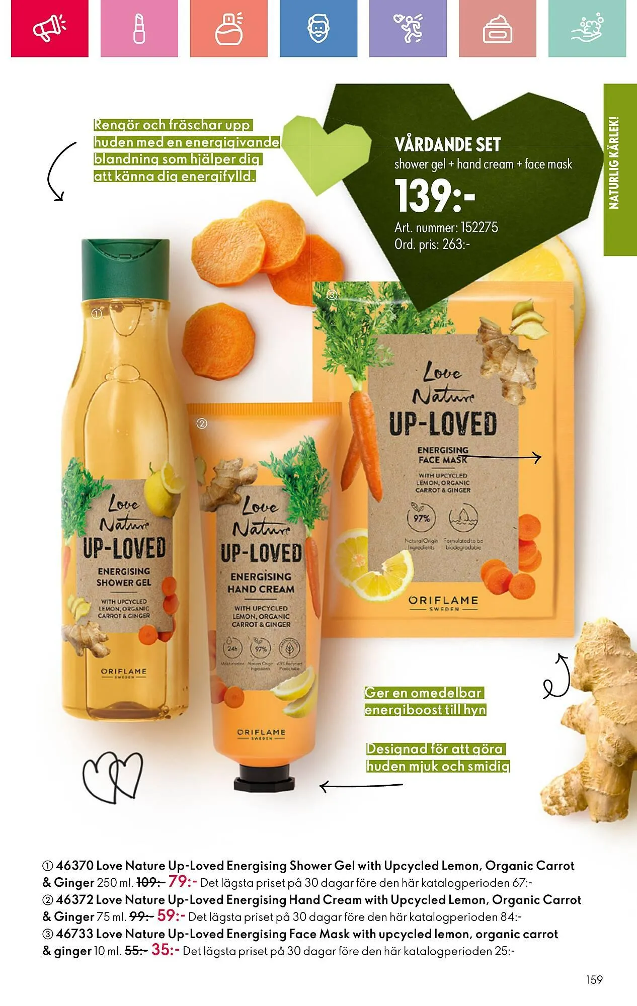 Oriflame reklamblad från 26 januari till 15 februari 2025 - Reklamblad sidor 159