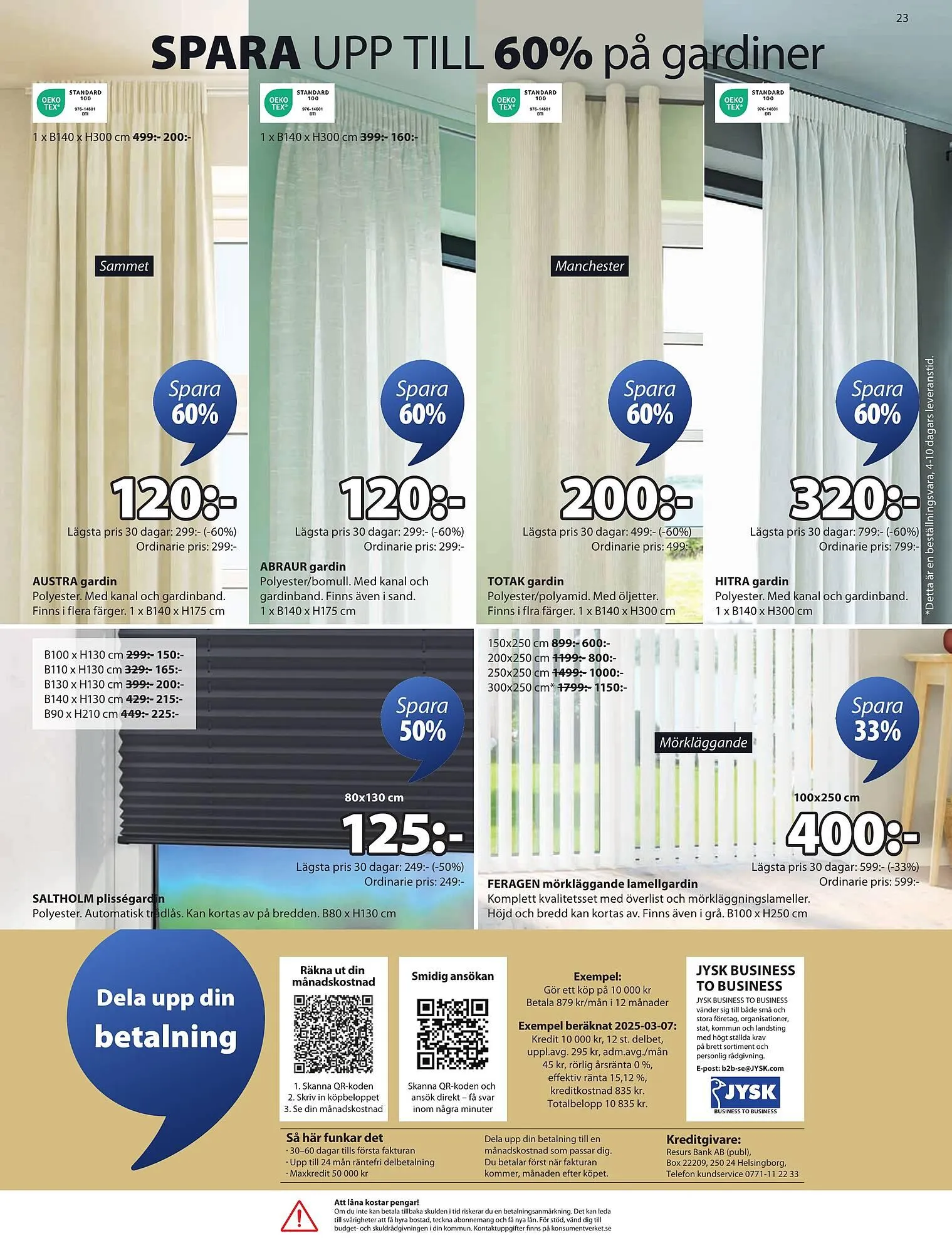 JYSK reklamblad från 25 augusti till 7 september 2025 - Reklamblad sidor 23