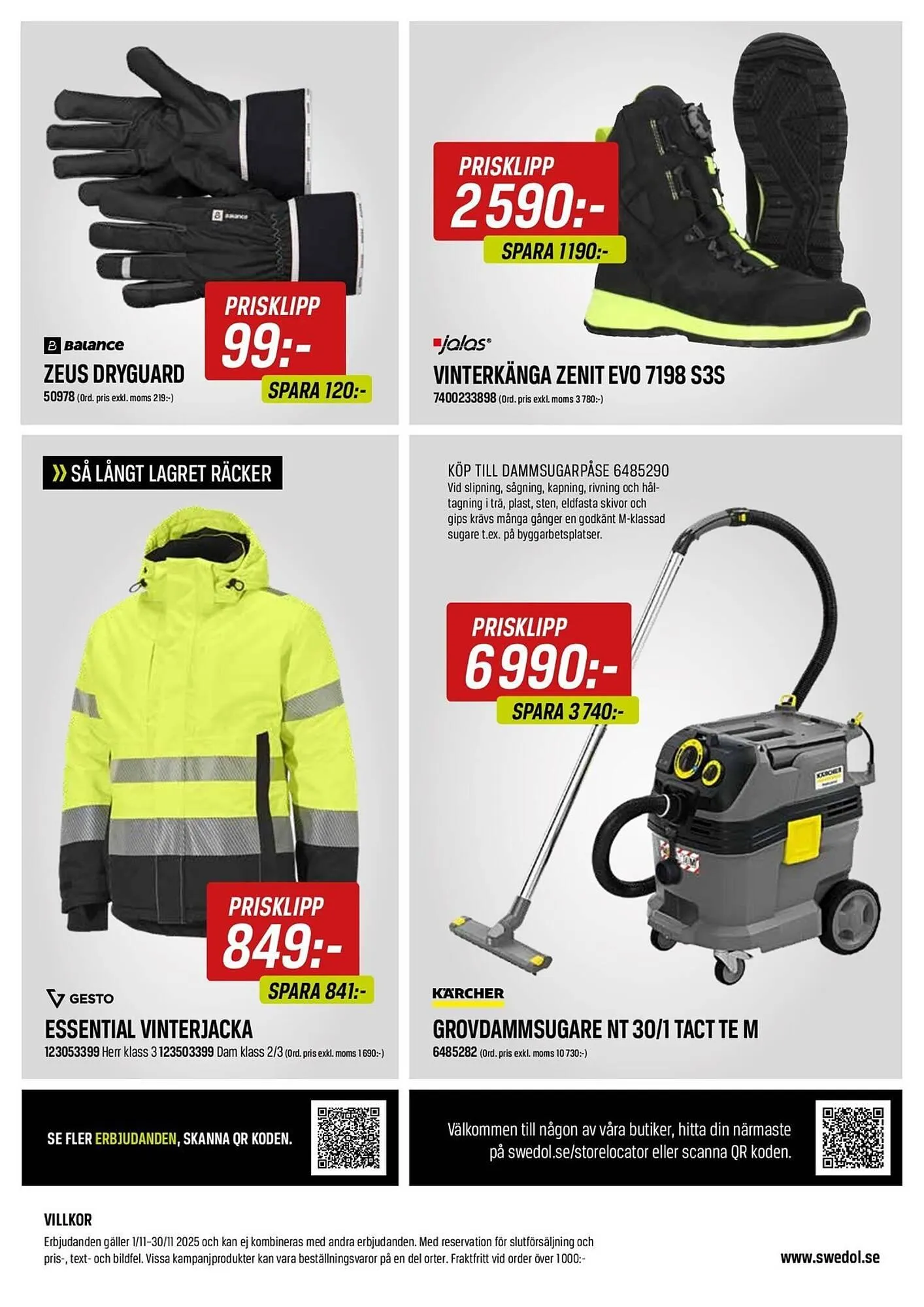 Swedol reklamblad från 3 november till 30 november 2025 - Reklamblad sidor 4