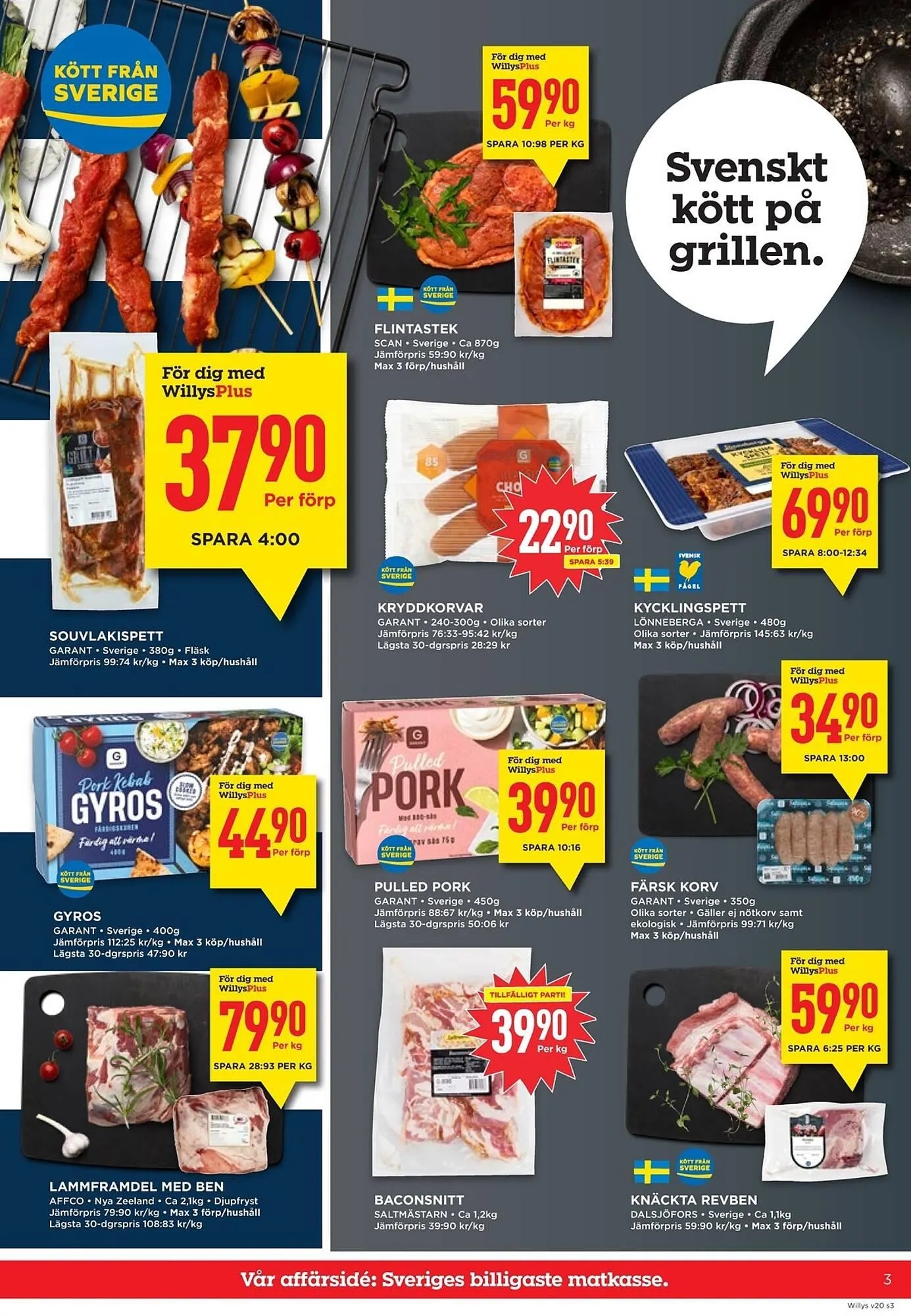 Willys reklamblad från 11 maj till 17 maj 2026 - Reklamblad sidor 3
