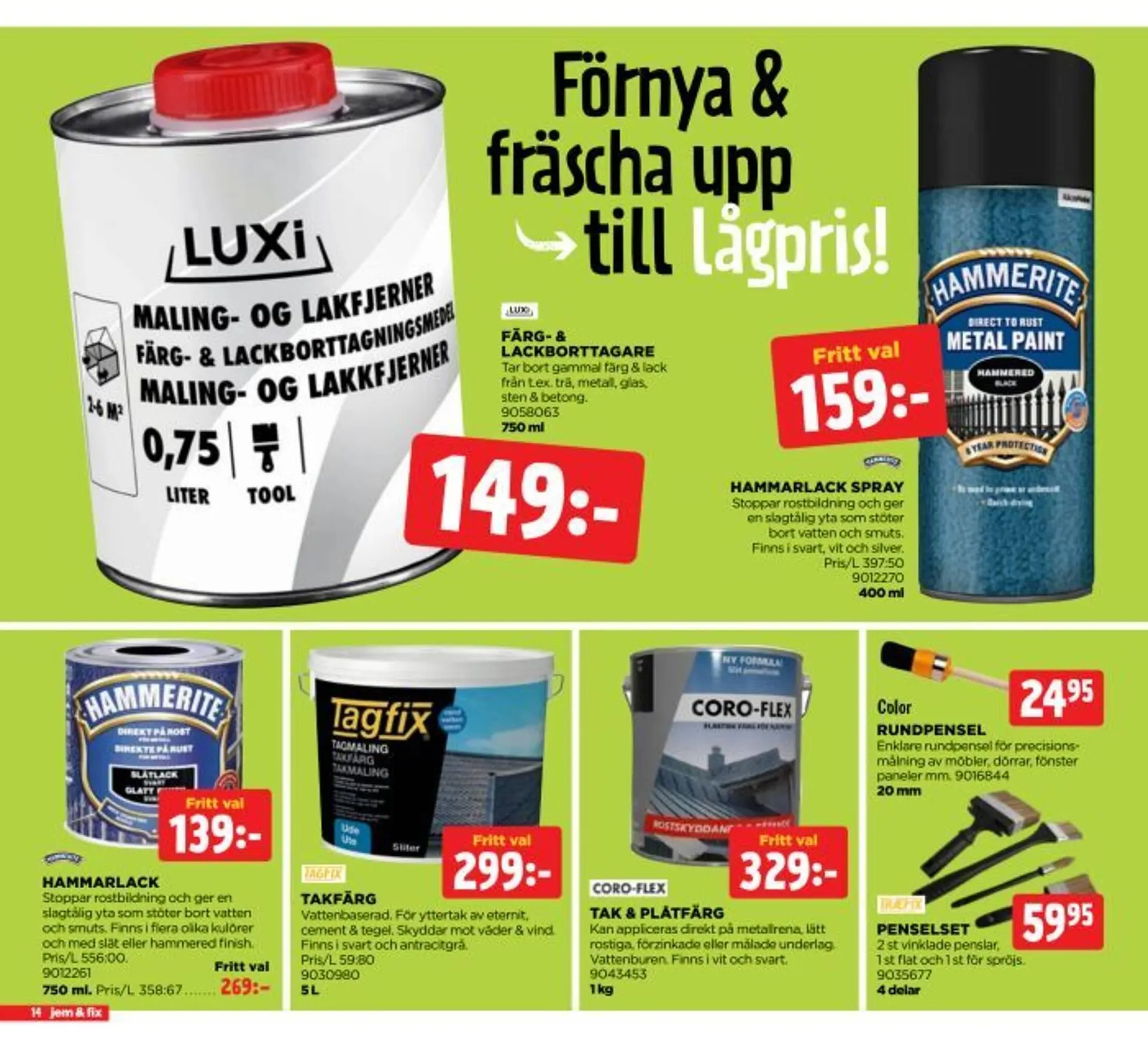 Jem&Fix reklamblad från 21 april till 27 april 2025 - Reklamblad sidor 14