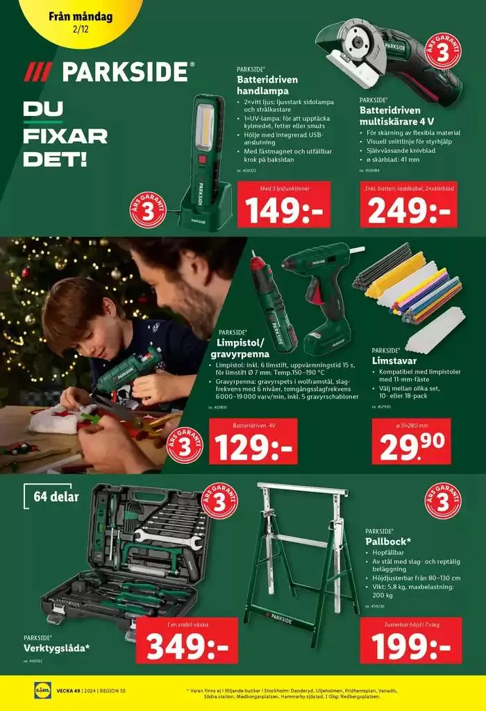 ERBJUDANDEN VECKA 49 från 2 december till 8 december 2024 - Reklamblad sidor 18