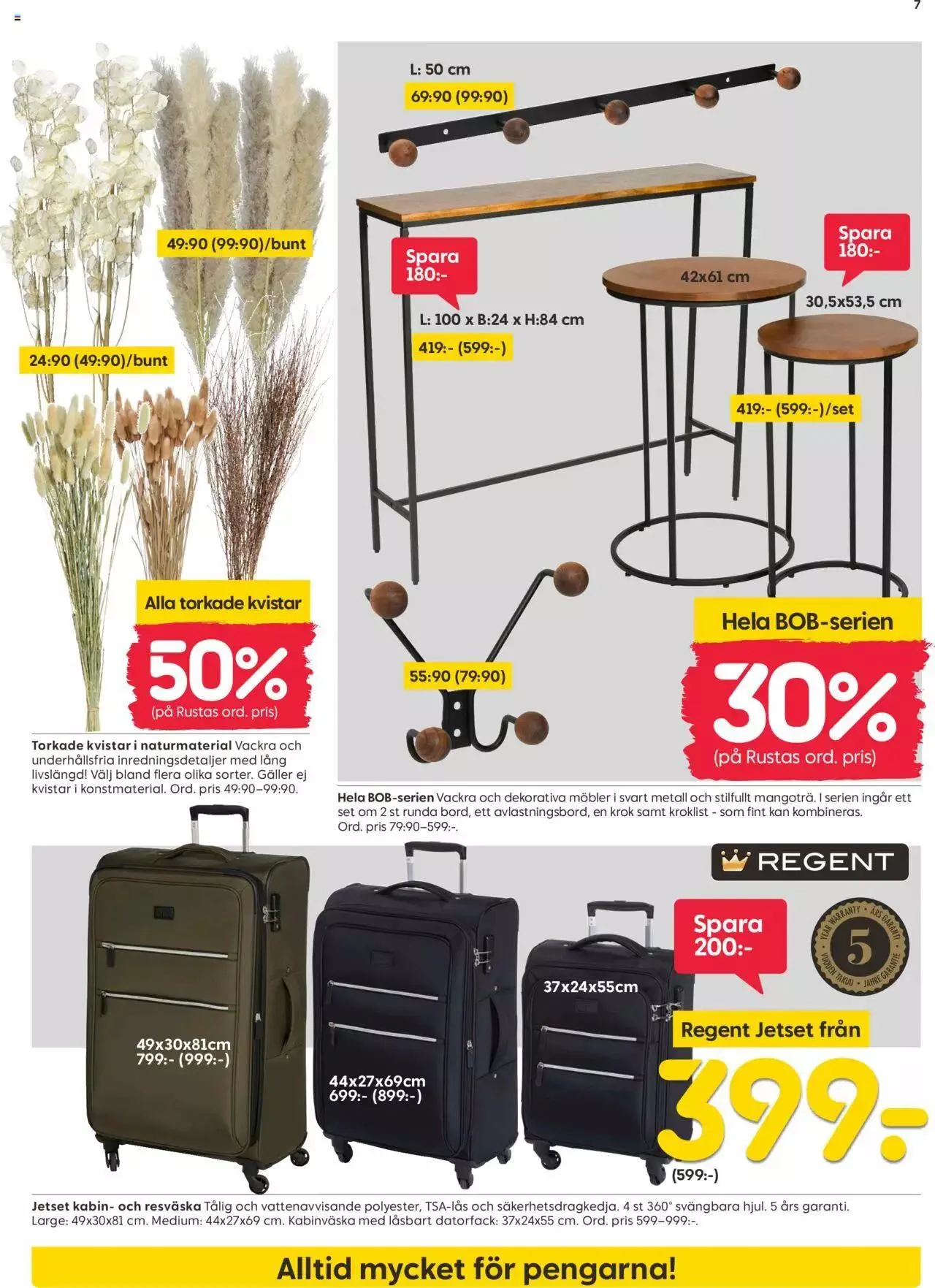 Rusta - erbjudanden från 25 september till 1 oktober 2023 - Reklamblad sidor 7