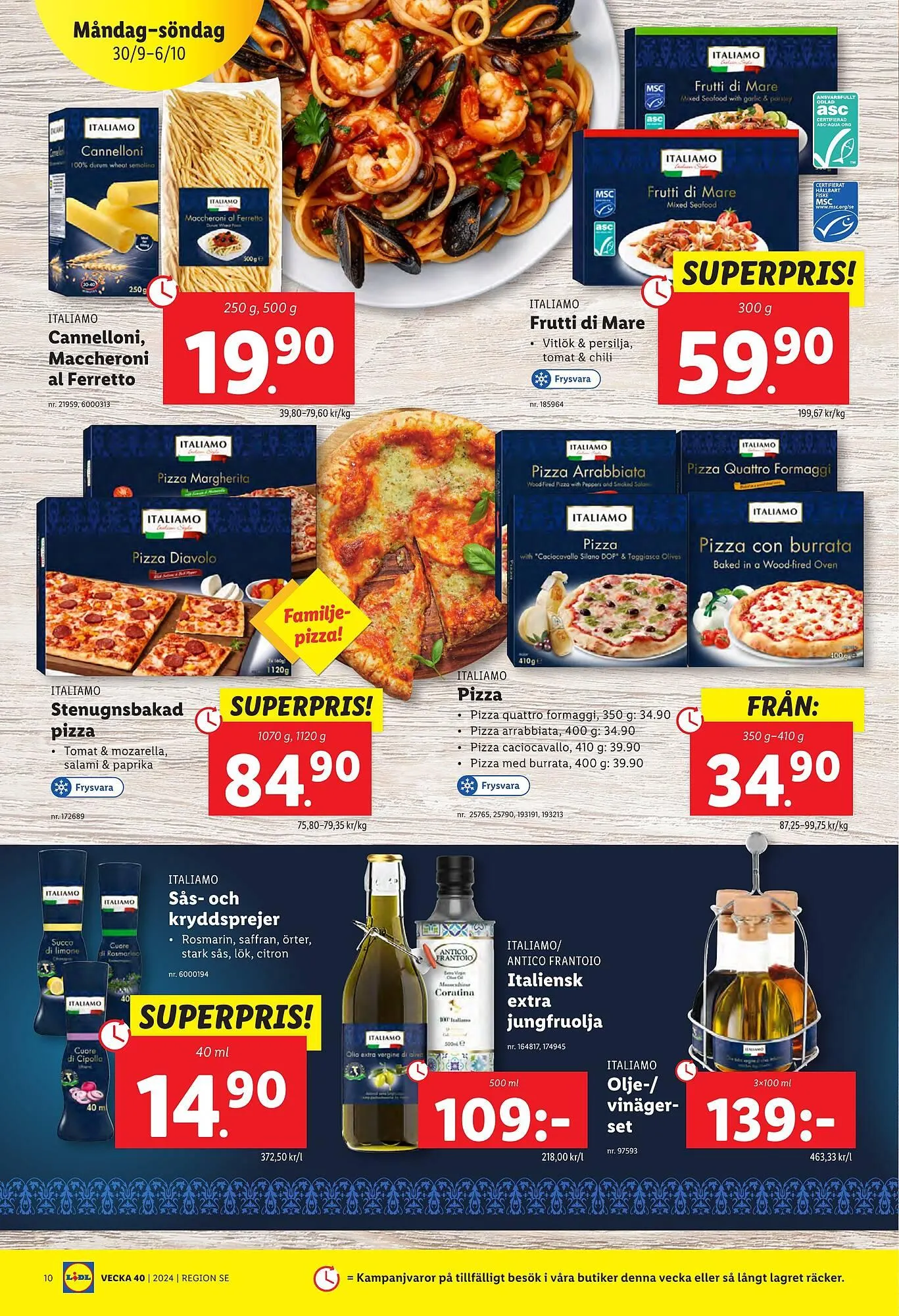 Lidl reklamblad från 30 september till 6 oktober 2024 - Reklamblad sidor 10