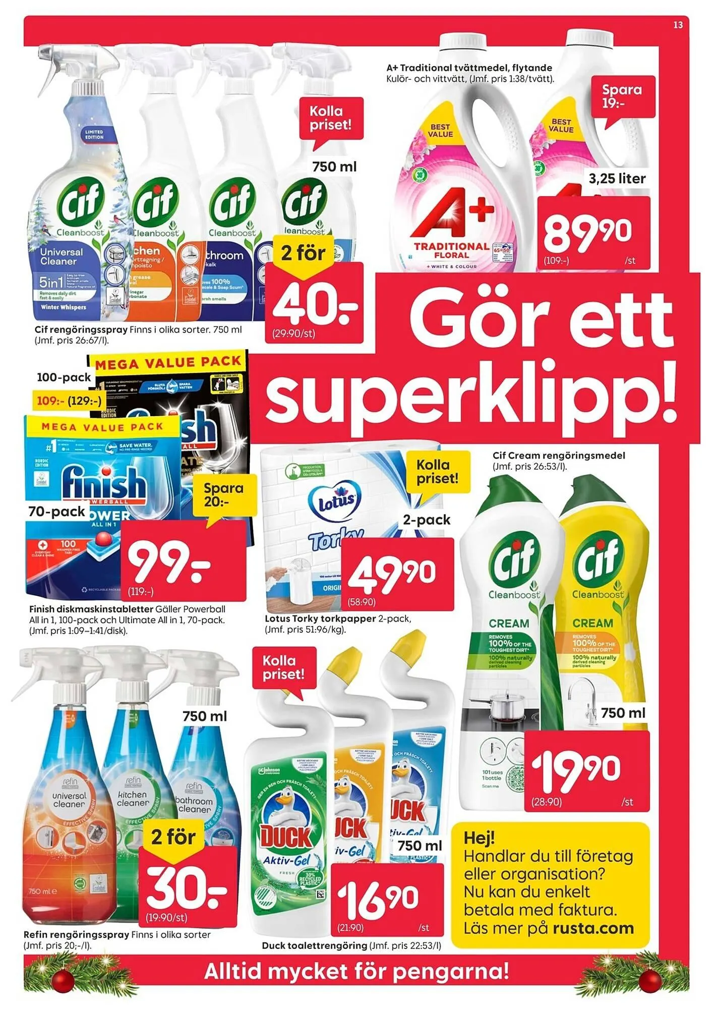 Rusta reklamblad från 3 november till 10 november 2025 - Reklamblad sidor 13