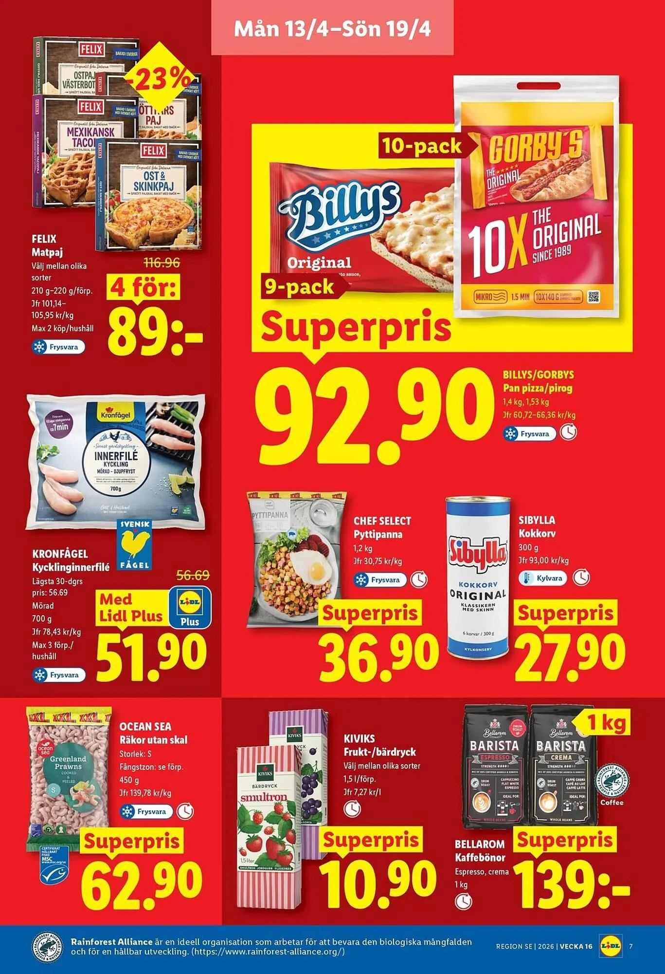 Lidl reklamblad från 13 april till 19 april 2026 - Reklamblad sidor 7