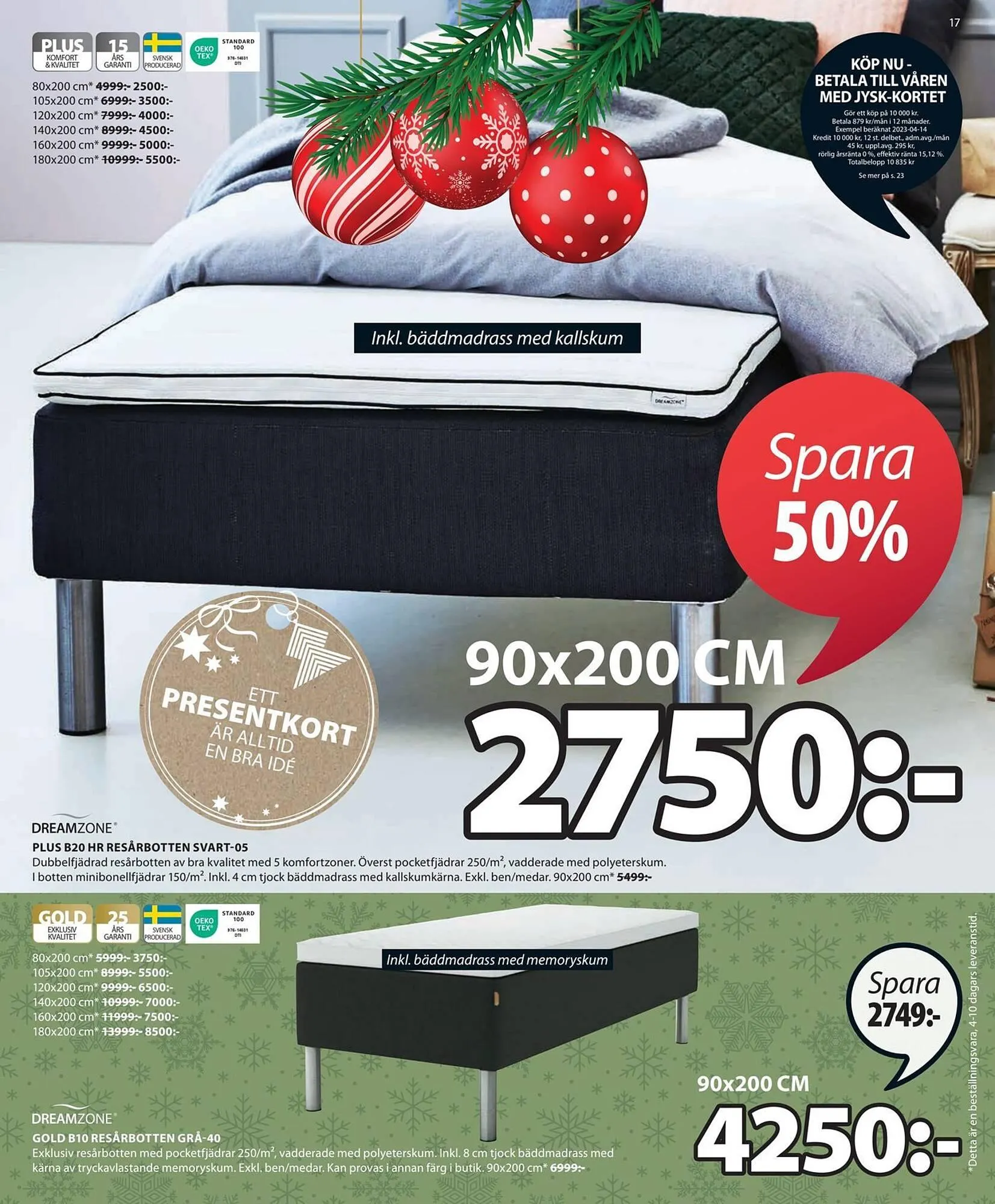 JYSK reklamblad från 3 december till 17 december 2023 - Reklamblad sidor 17