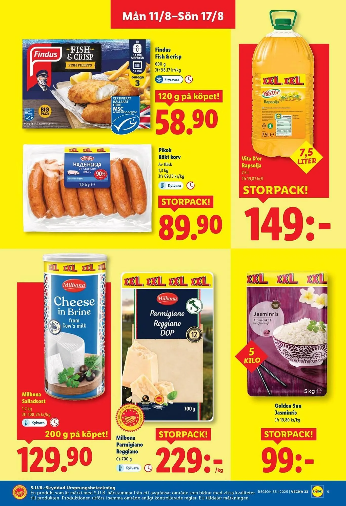 Lidl reklamblad från 11 augusti till 17 augusti 2025 - Reklamblad sidor 9