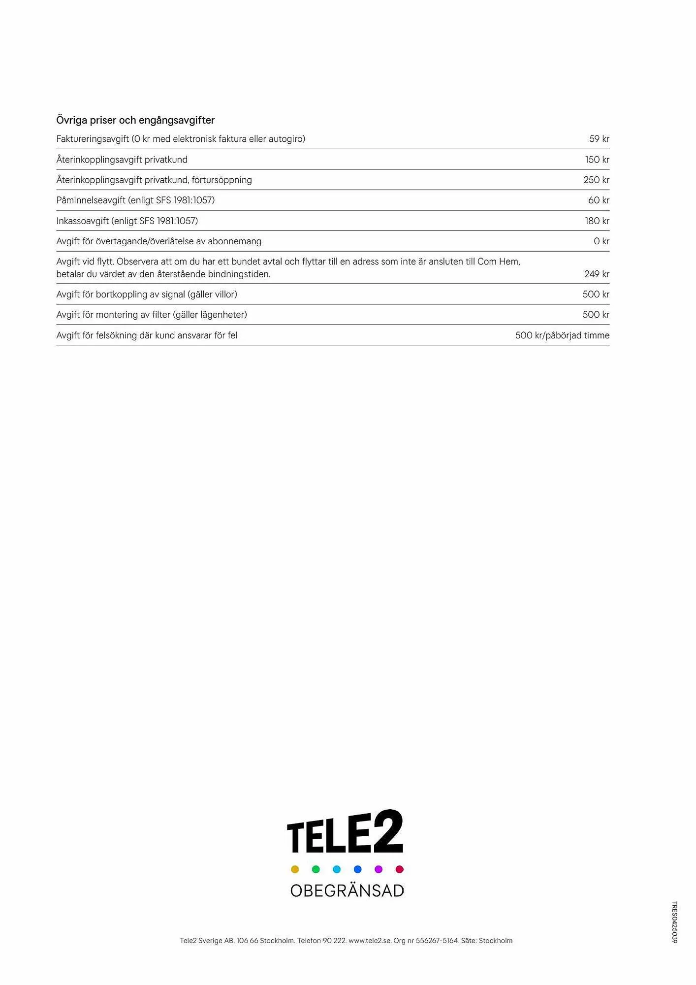 Tele2 reklamblad från 6 september till 11 november 2023 - Reklamblad sidor 7