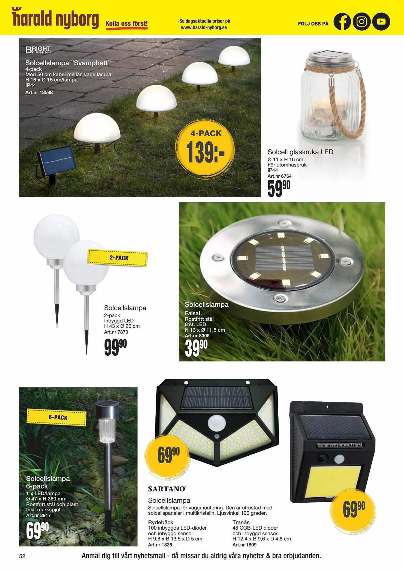 Harald Nyborg reklamblad från 11 juni till 31 oktober 2023 - Reklamblad sidor 52