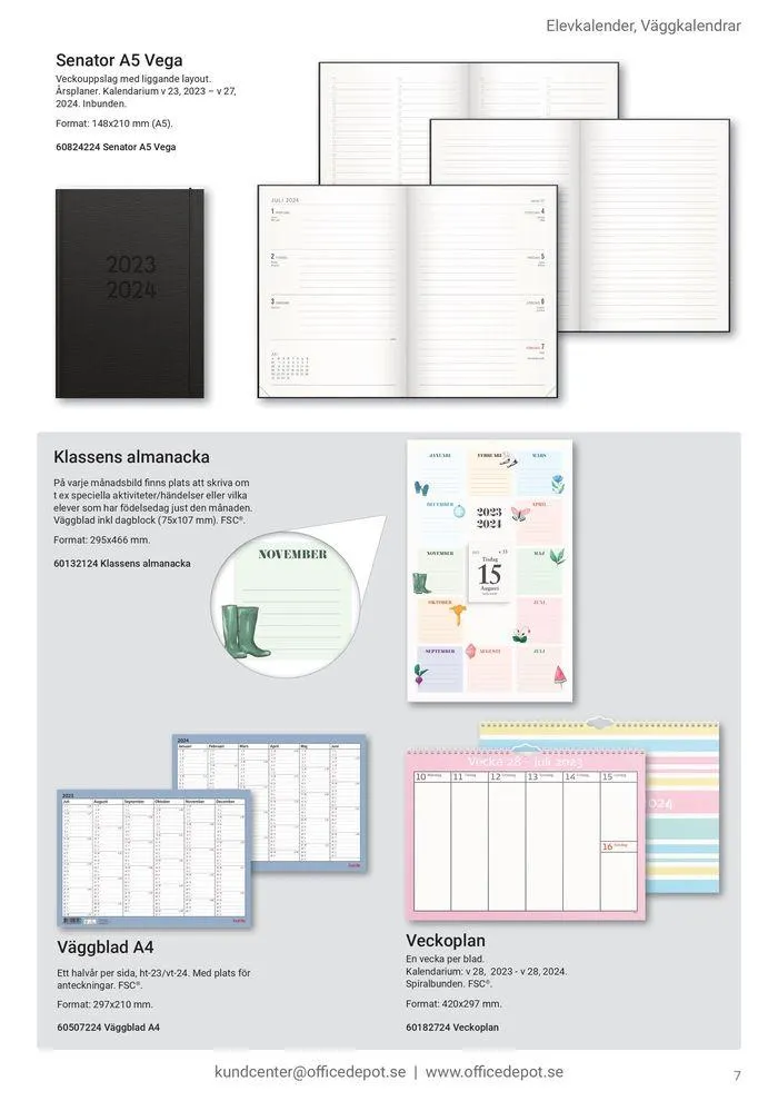 Office Depot 2023 - 2024 från 8 februari till 31 december 2025 - Reklamblad sidor 7
