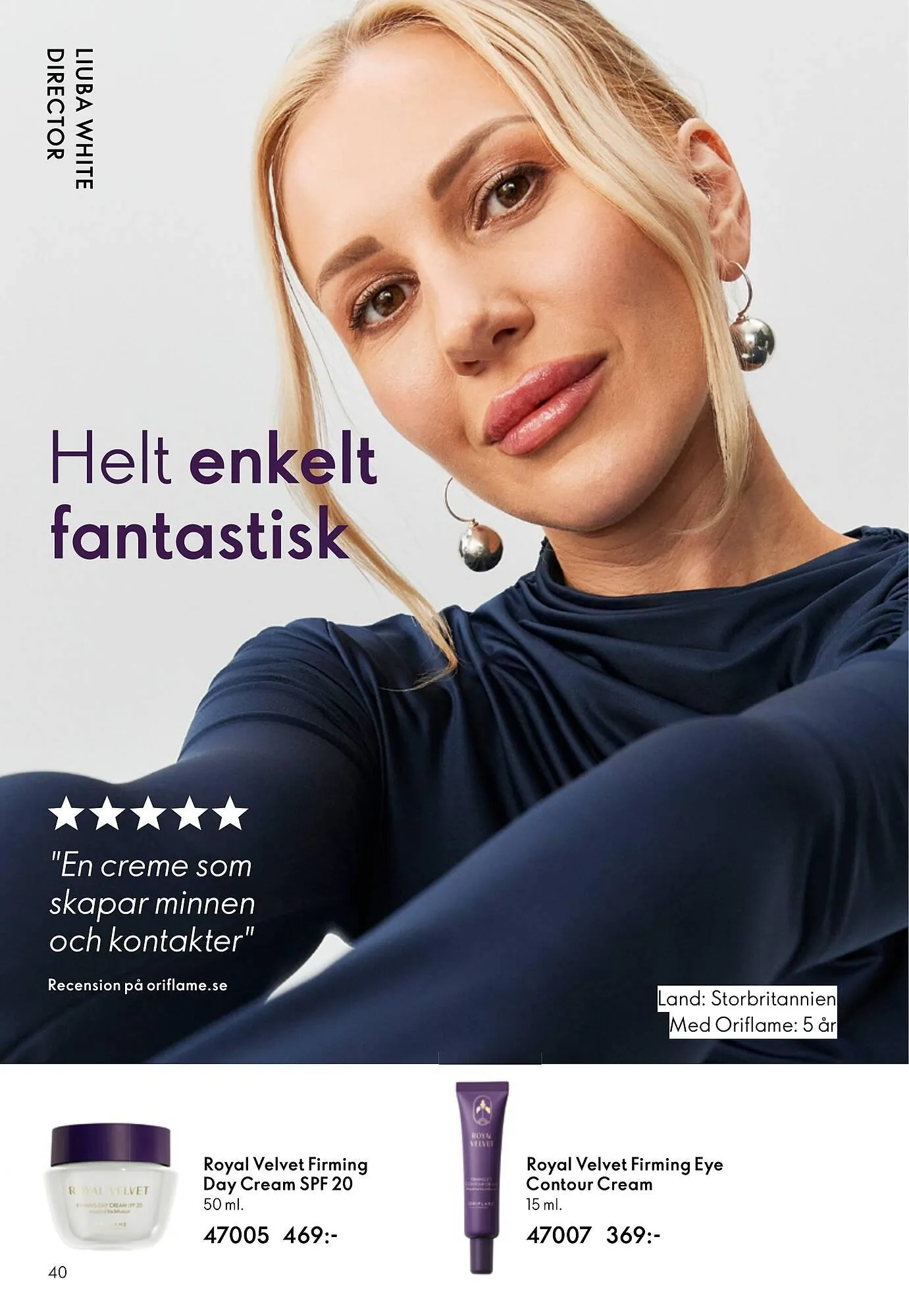 Oriflame reklamblad från 14 september till 7 oktober 2025 - Reklamblad sidor 40