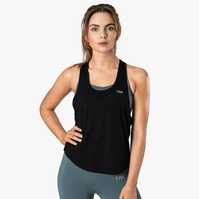 Everyday Racerback Tank Top, Black