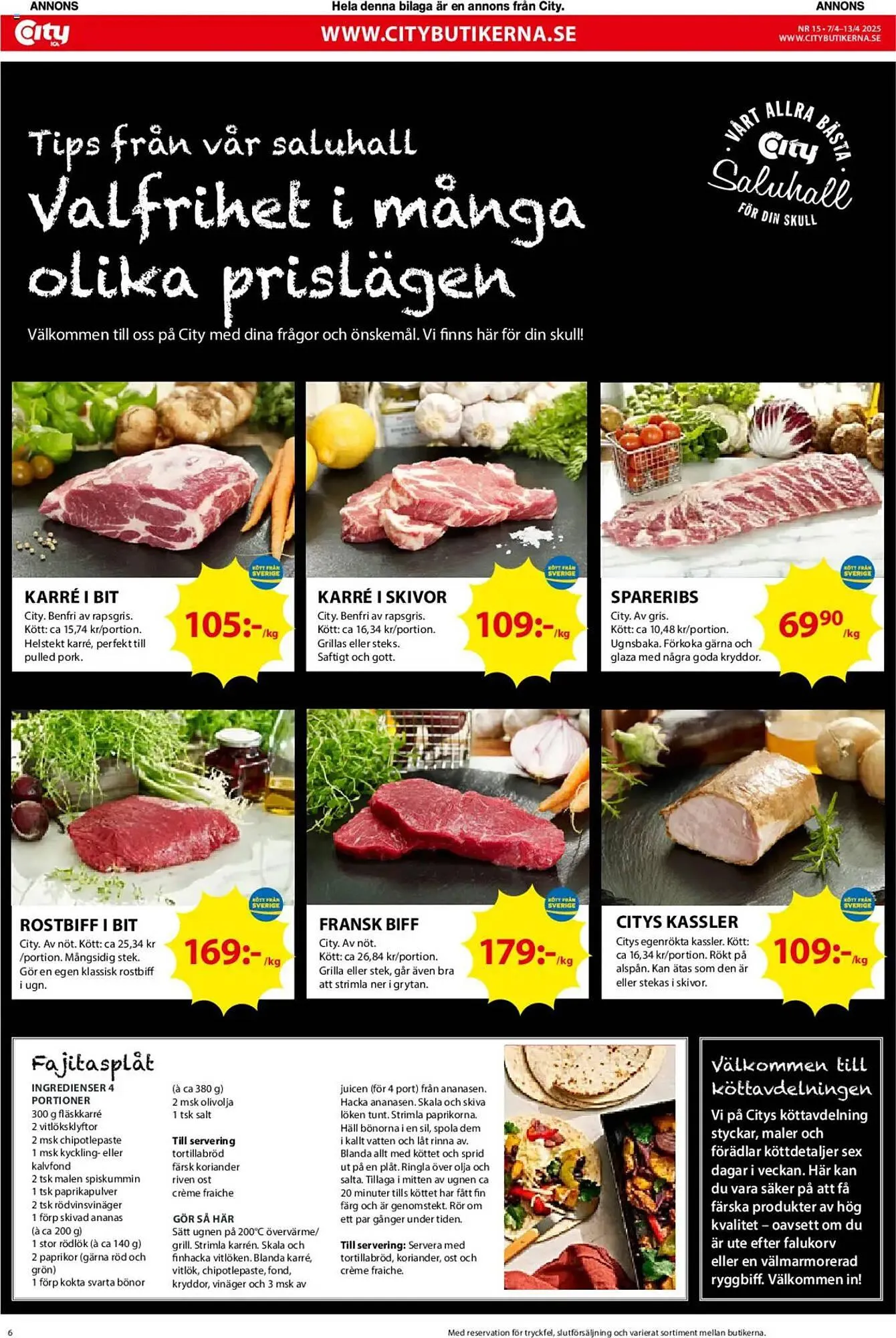 ICA Kvantum reklamblad från 7 april till 13 april 2025 - Reklamblad sidor 6