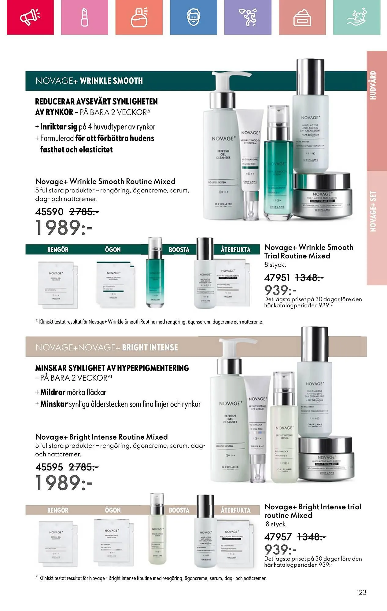 Oriflame reklamblad från 13 juli till 2 augusti 2025 - Reklamblad sidor 123