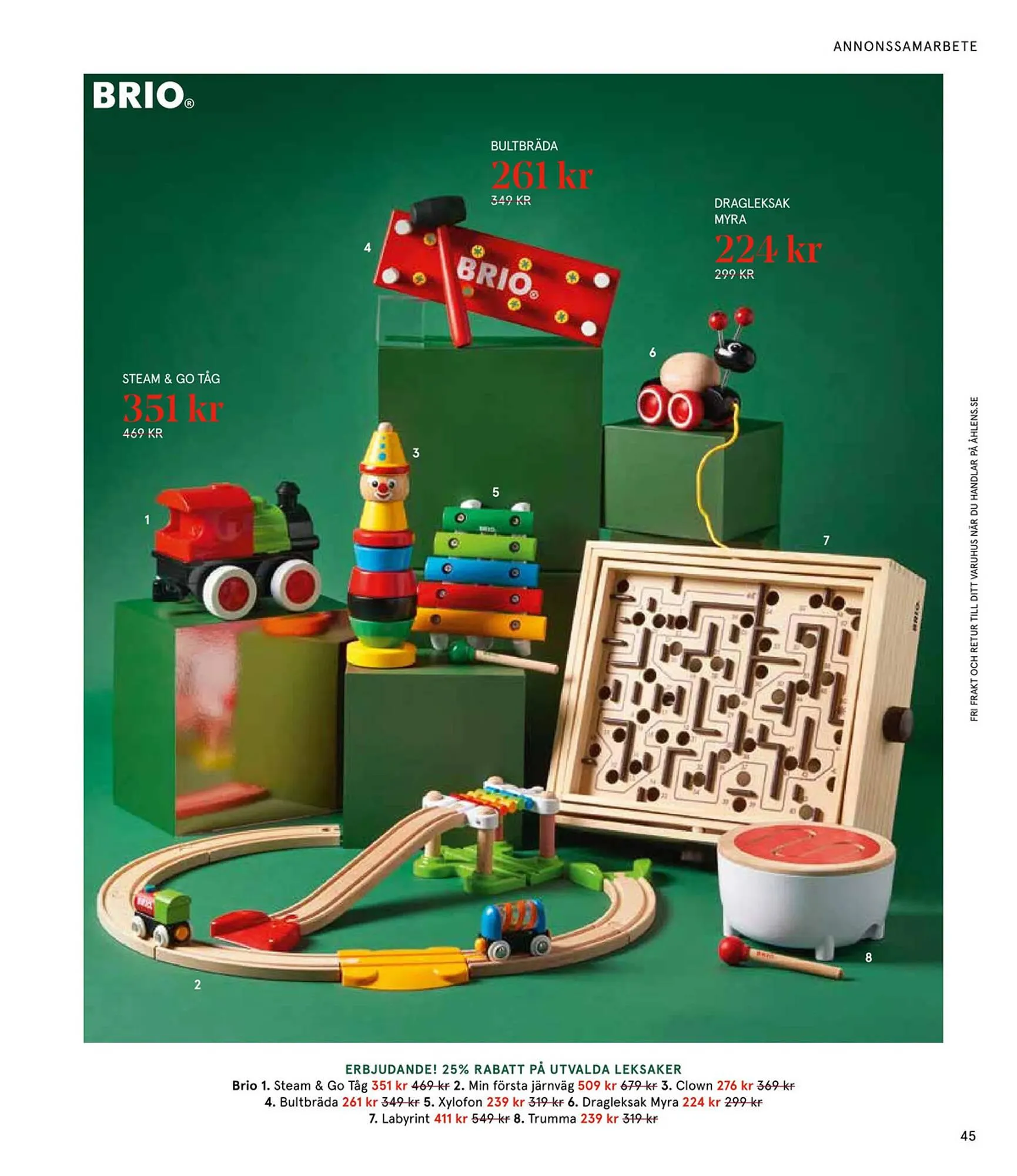 Åhléns reklamblad från 25 november till 24 december 2024 - Reklamblad sidor 45