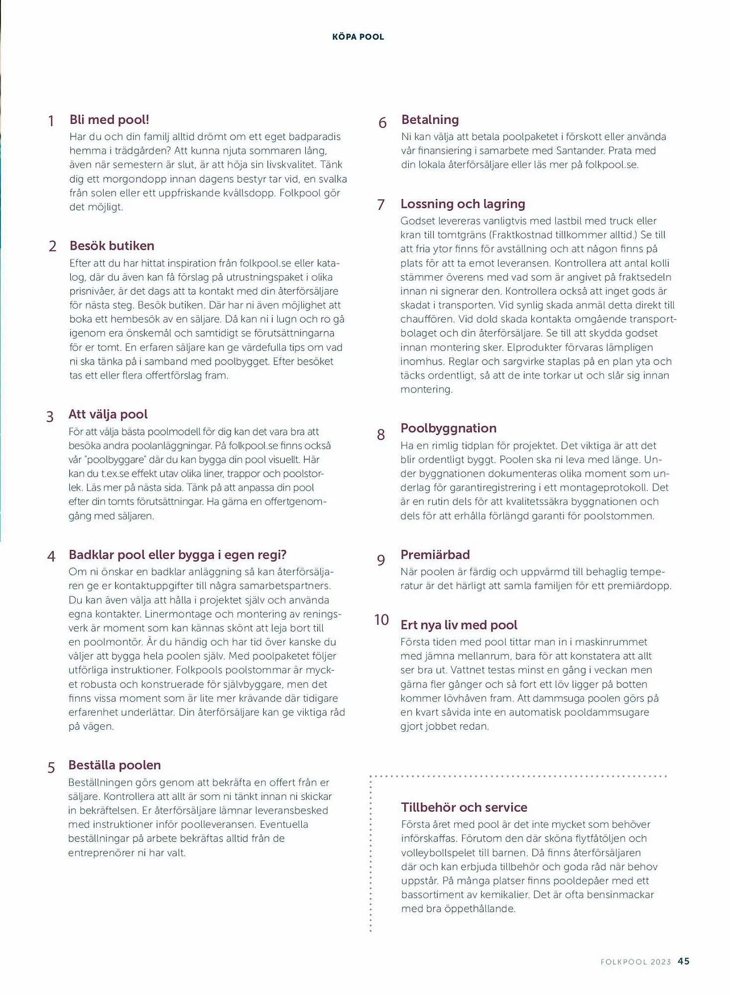 Folkpool reklamblad från 1 maj till 31 juli 2023 - Reklamblad sidor 45