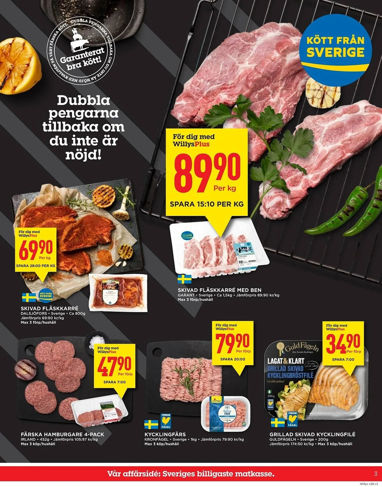 Willys reklamblad från 7 juli till 13 juli 2025 - Reklamblad sidor 3