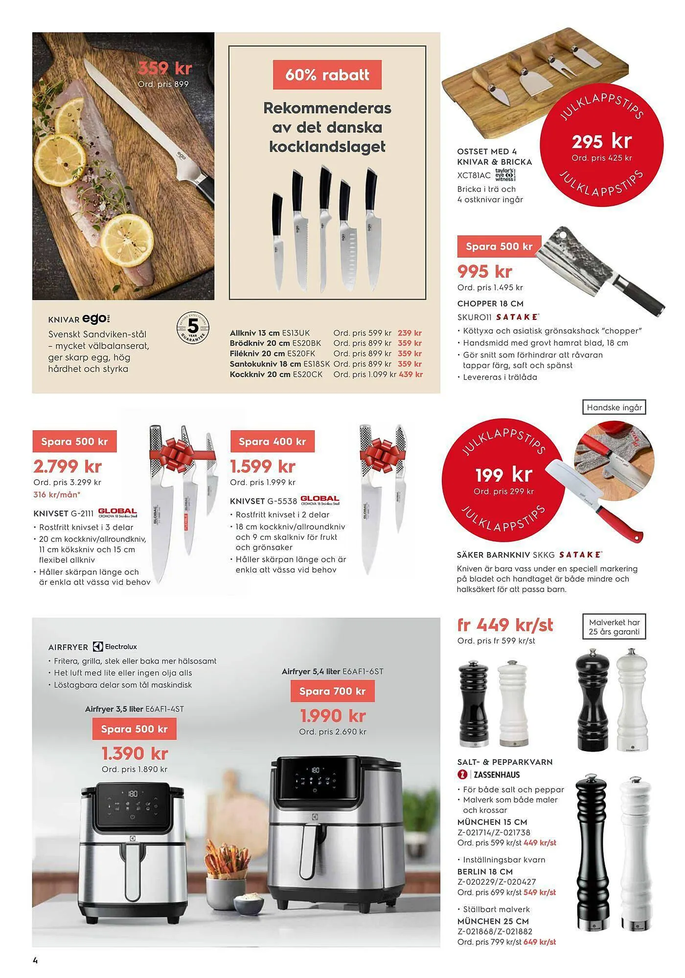 Electrolux Home reklamblad från 5 november till 24 december 2023 - Reklamblad sidor 4