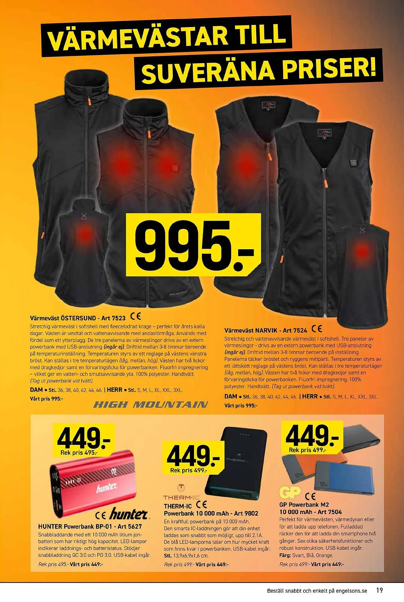 Engelsons reklamblad från 23 oktober till 30 november 2023 - Reklamblad sidor 19