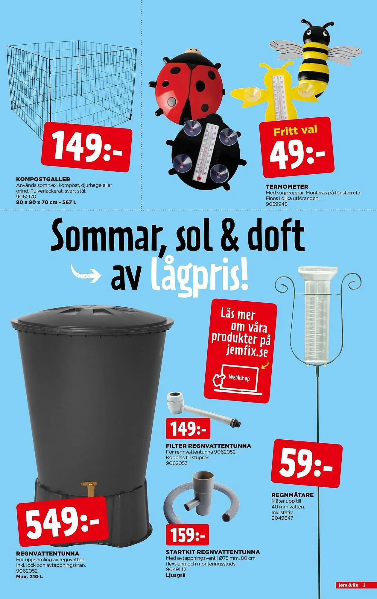 Jem&Fix reklamblad från 30 juli till 6 augusti 2023 - Reklamblad sidor 3