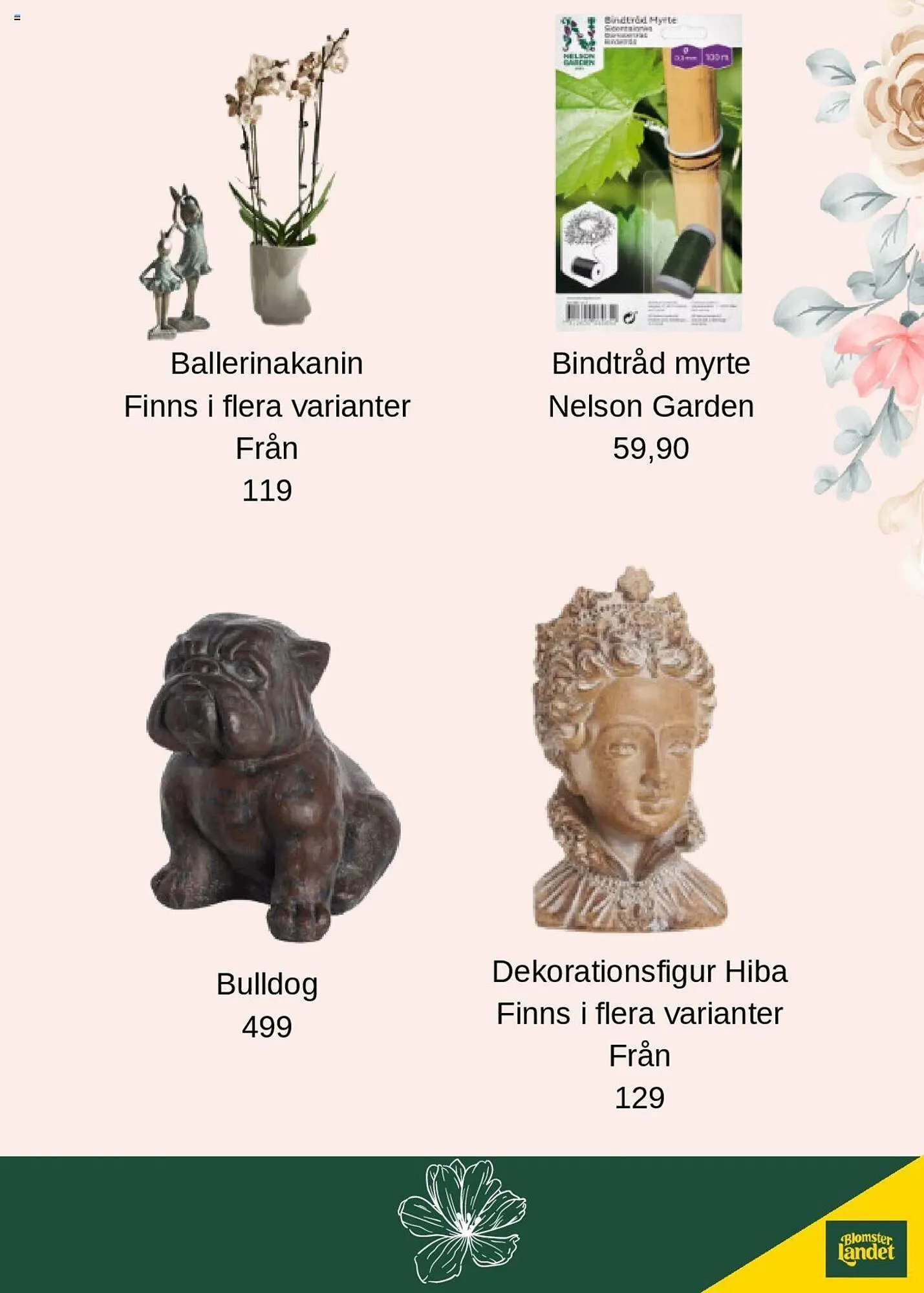 Blomsterlandet reklamblad från 12 augusti till 25 augusti 2024 - Reklamblad sidor 4