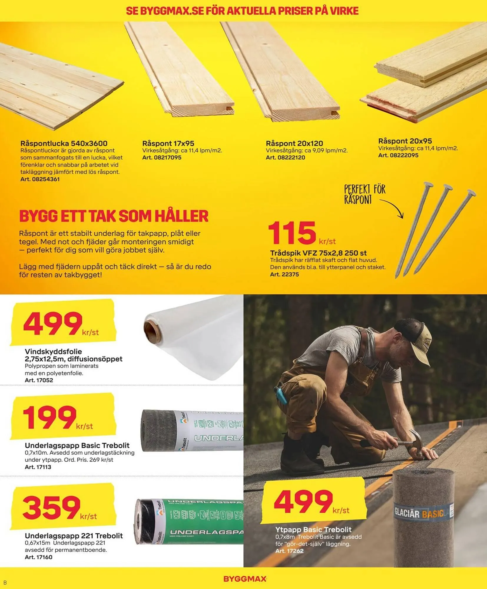 Byggmax reklamblad från 18 juli till 3 augusti 2025 - Reklamblad sidor 4