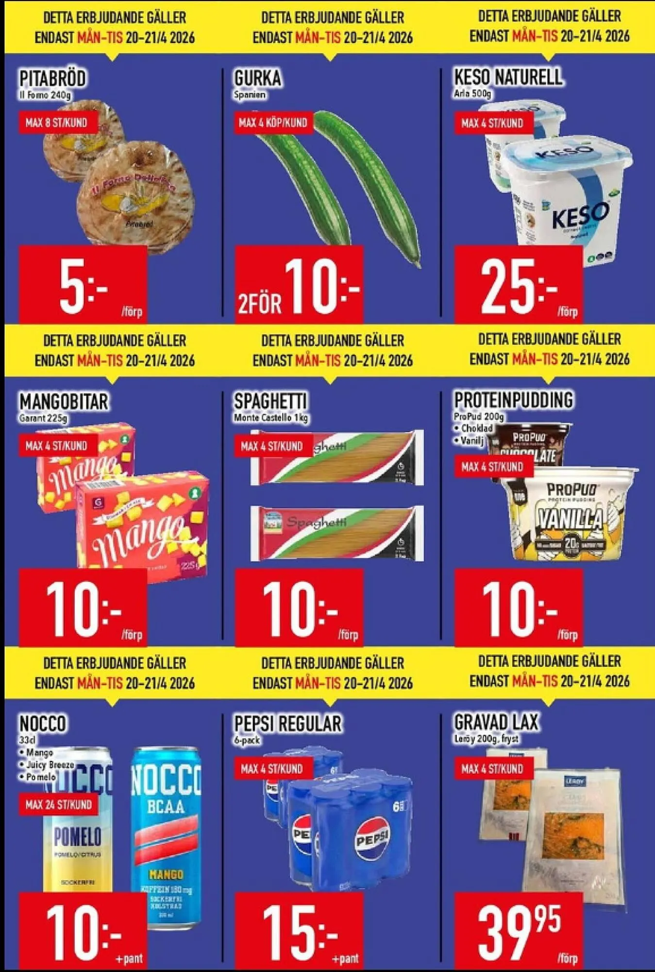 Matdax reklamblad från 20 april till 26 april 2026 - Reklamblad sidor 2