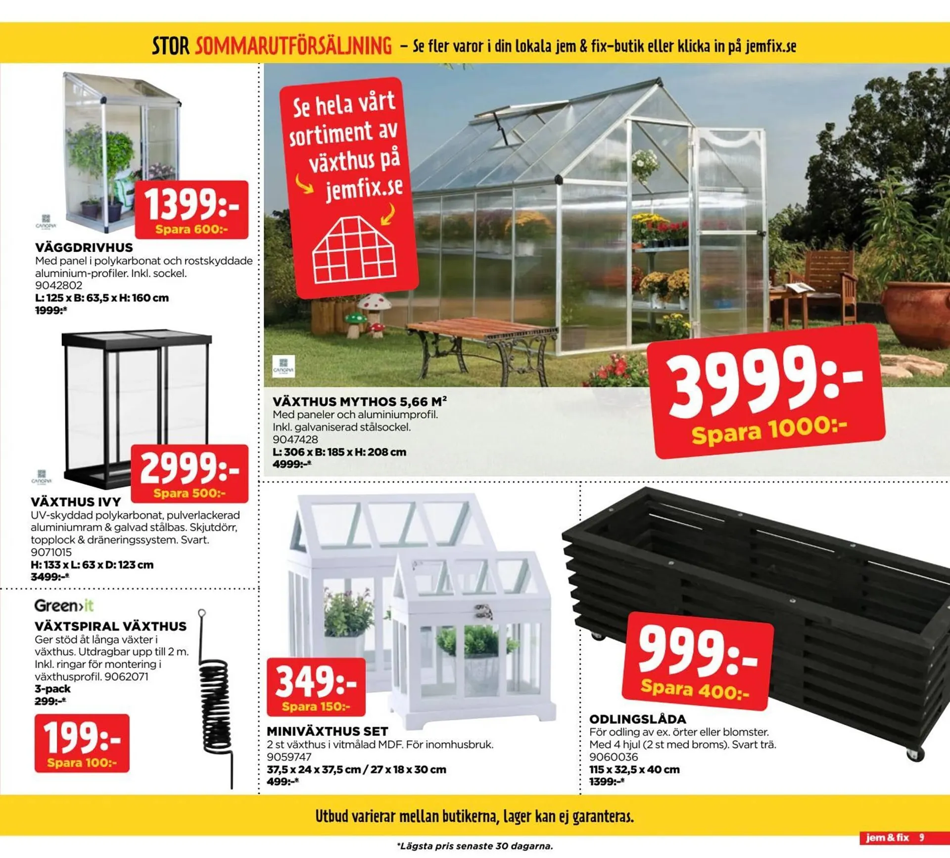 Jem&Fix reklamblad från 4 augusti till 24 augusti 2025 - Reklamblad sidor 9