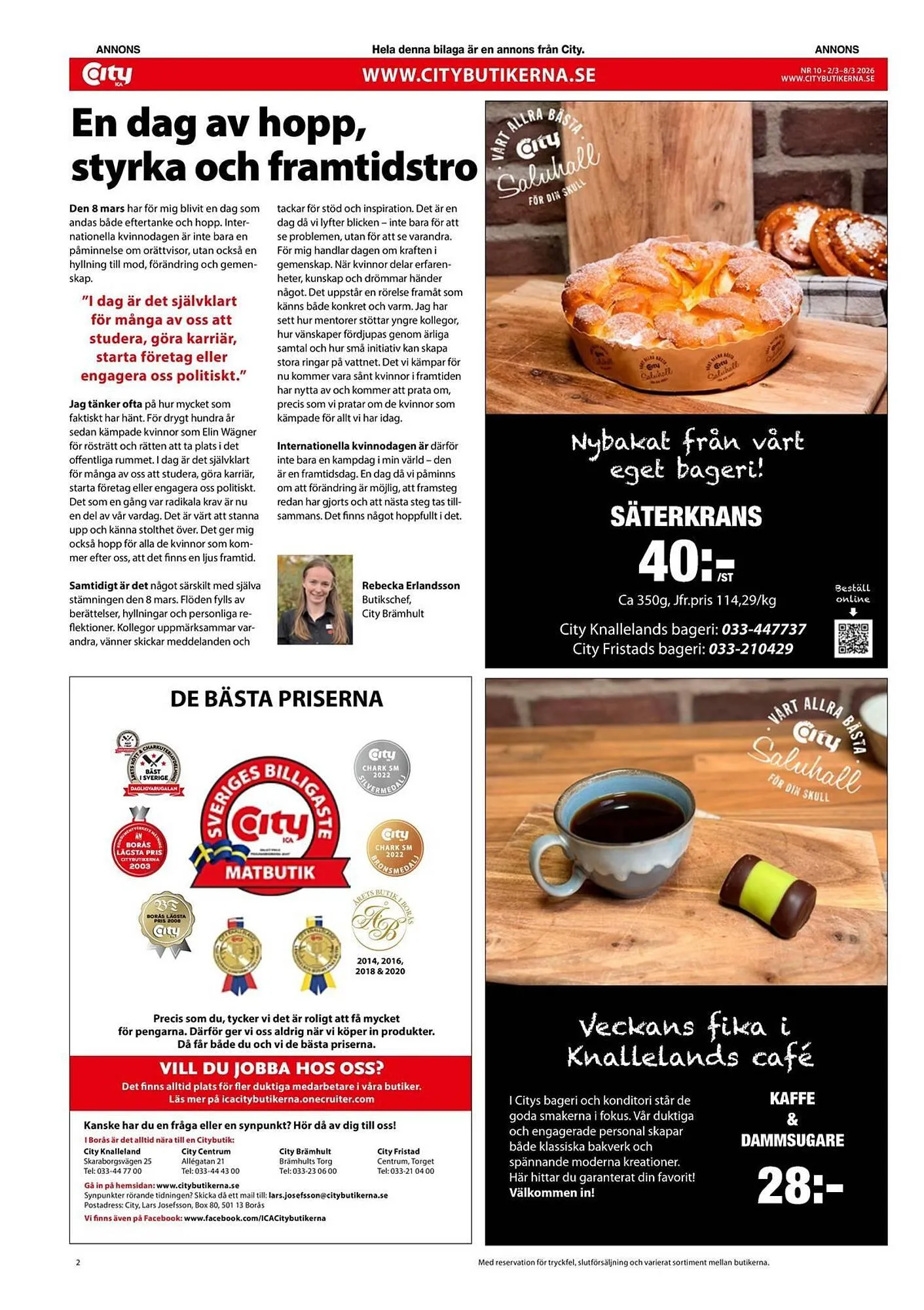 ICA Kvantum reklamblad från 2 mars till 8 mars 2026 - Reklamblad sidor 2