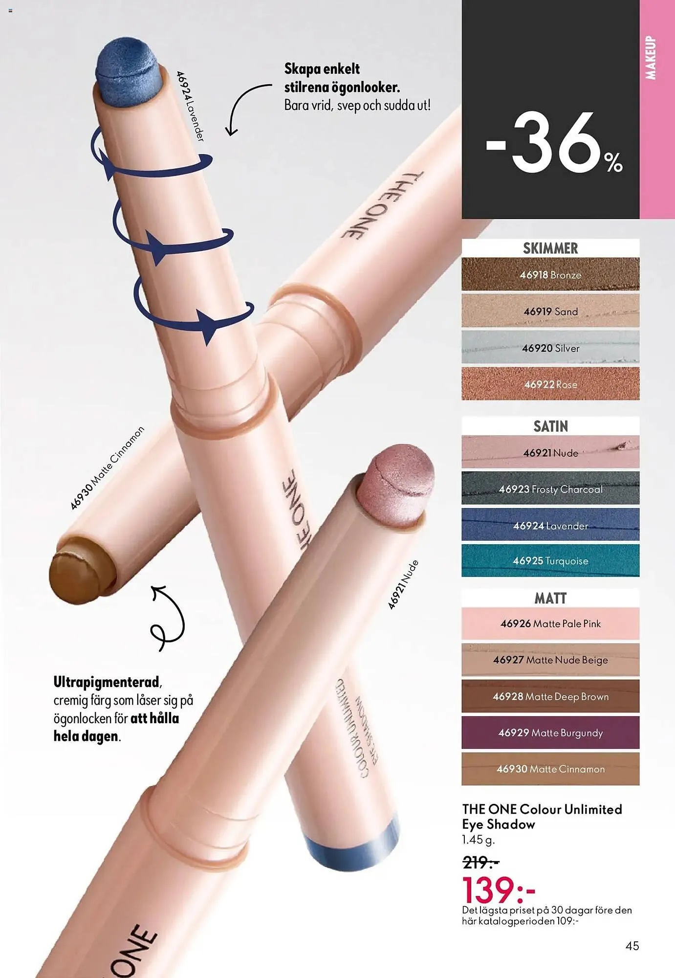 Oriflame reklamblad från 22 april till 12 maj 2026 - Reklamblad sidor 45