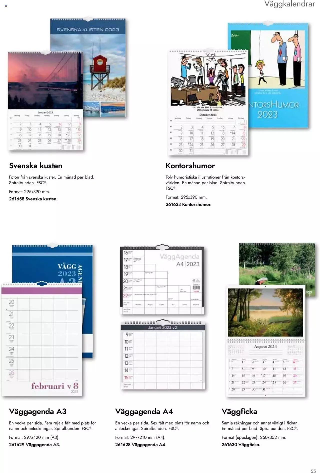 Almanackor och Kalendrar 2023 från 10 april till 31 december 2023 - Reklamblad sidor 55
