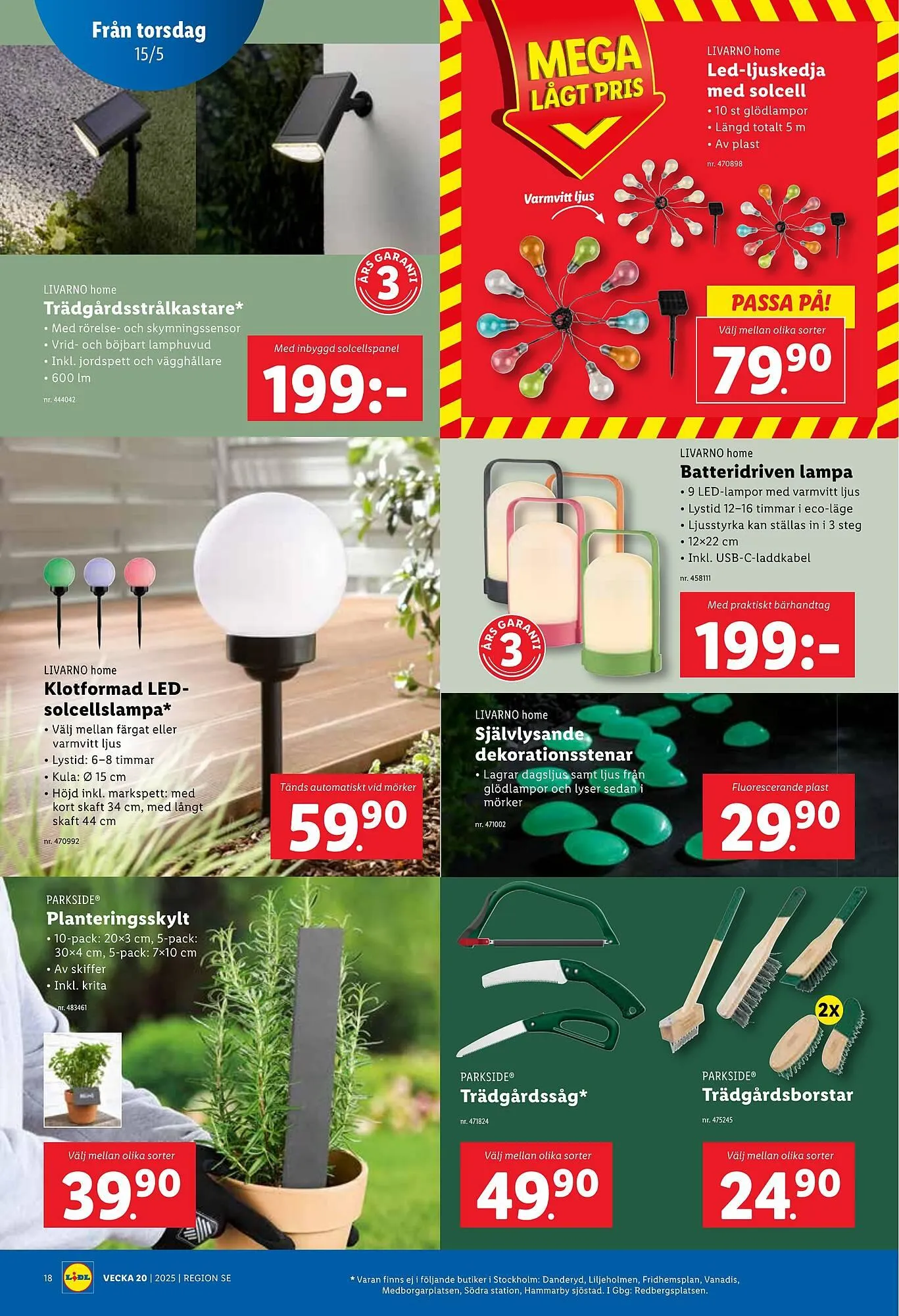 Lidl reklamblad från 12 maj till 18 maj 2025 - Reklamblad sidor 22
