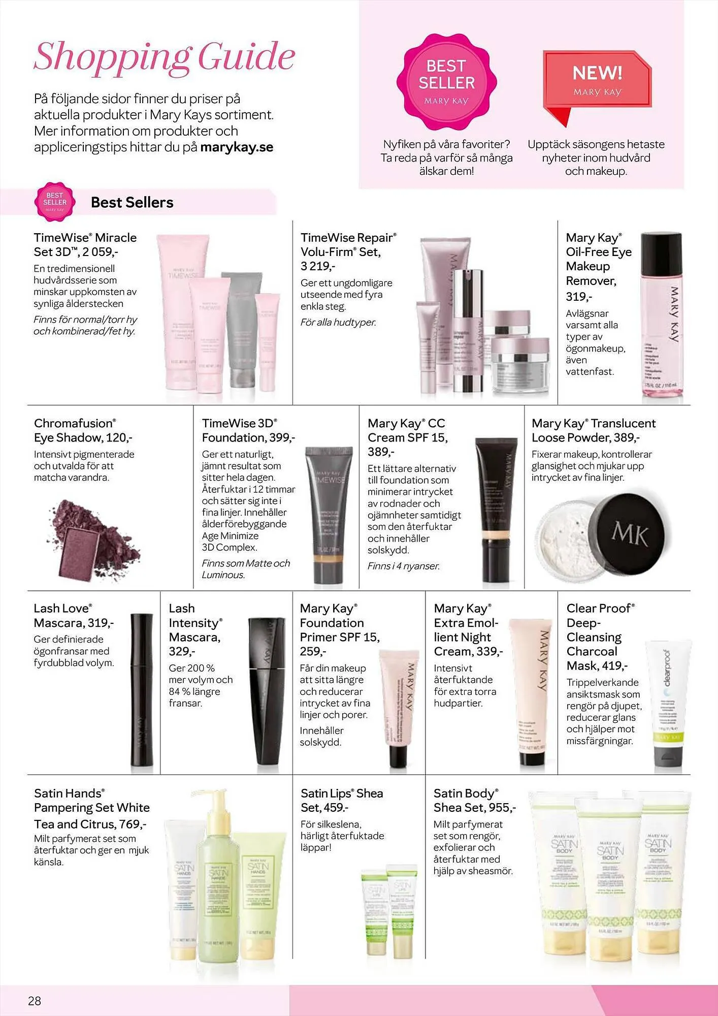 Mary Kay reklamblad från 31 maj till 23 september 2023 - Reklamblad sidor 28