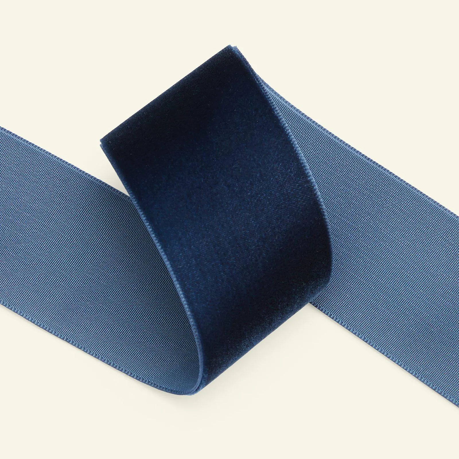 Sammetsband 38mm marin 3m