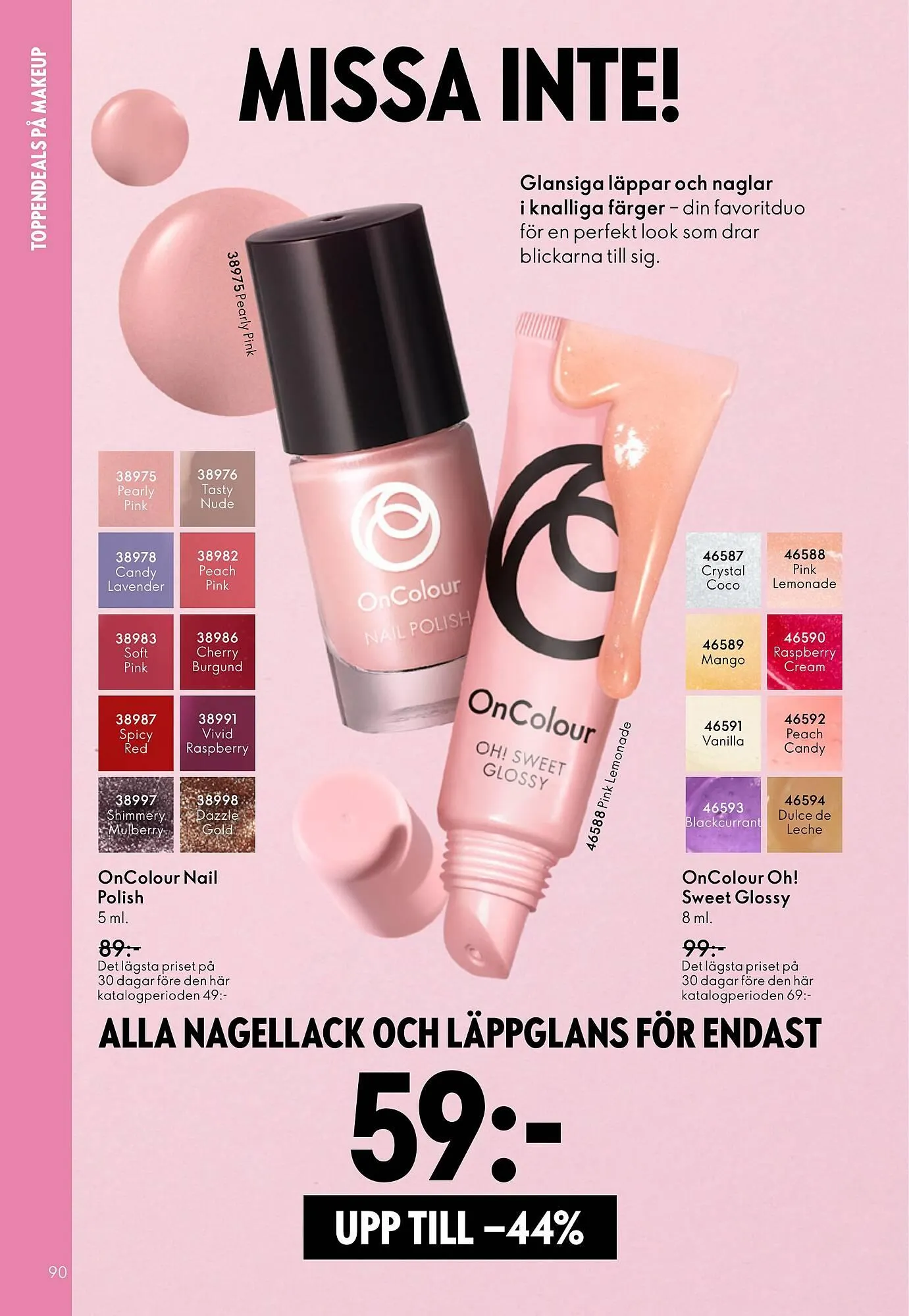 Oriflame reklamblad från 11 mars till 31 mars 2026 - Reklamblad sidor 90