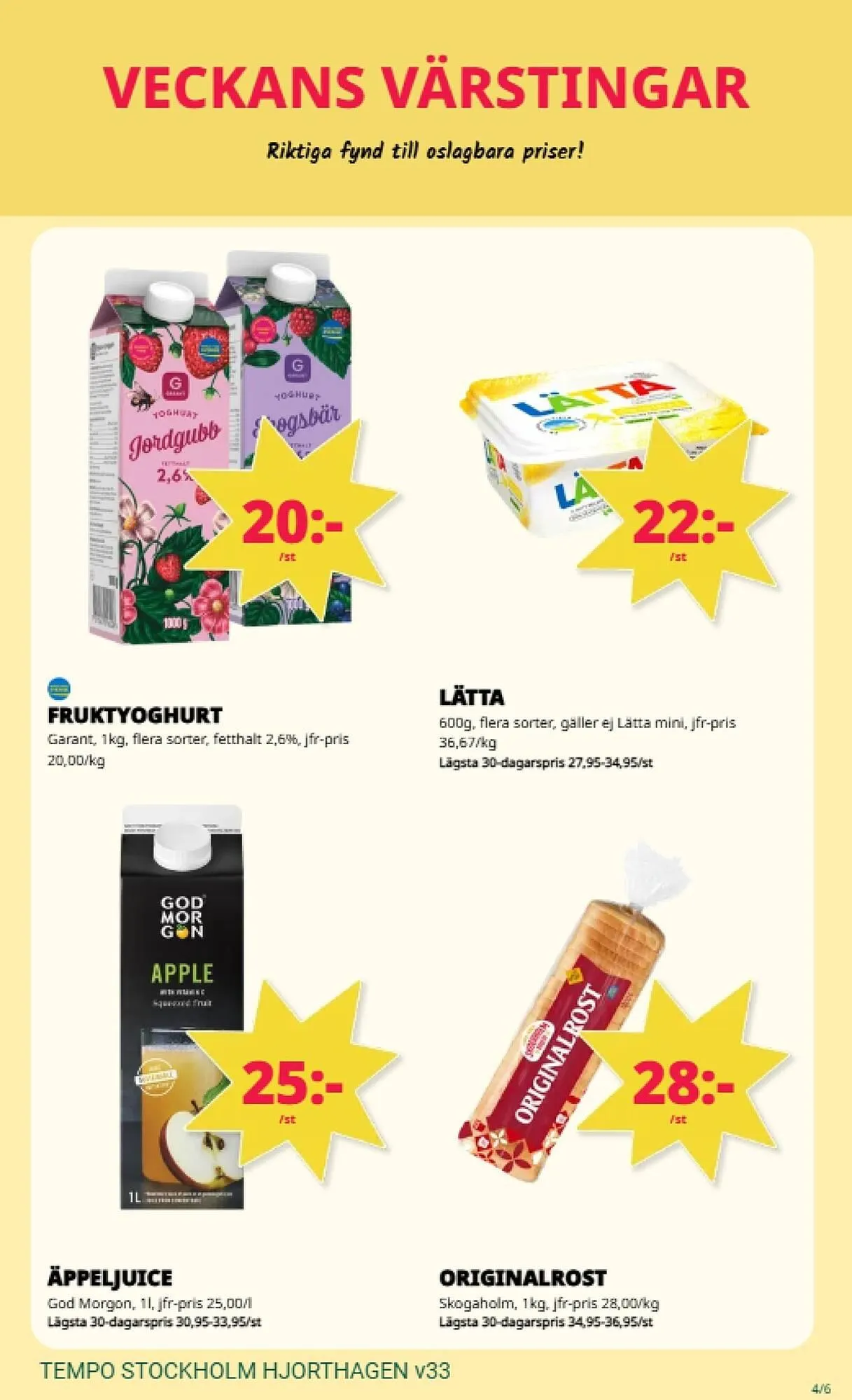 Tempo reklamblad från 11 augusti till 17 augusti 2025 - Reklamblad sidor 4