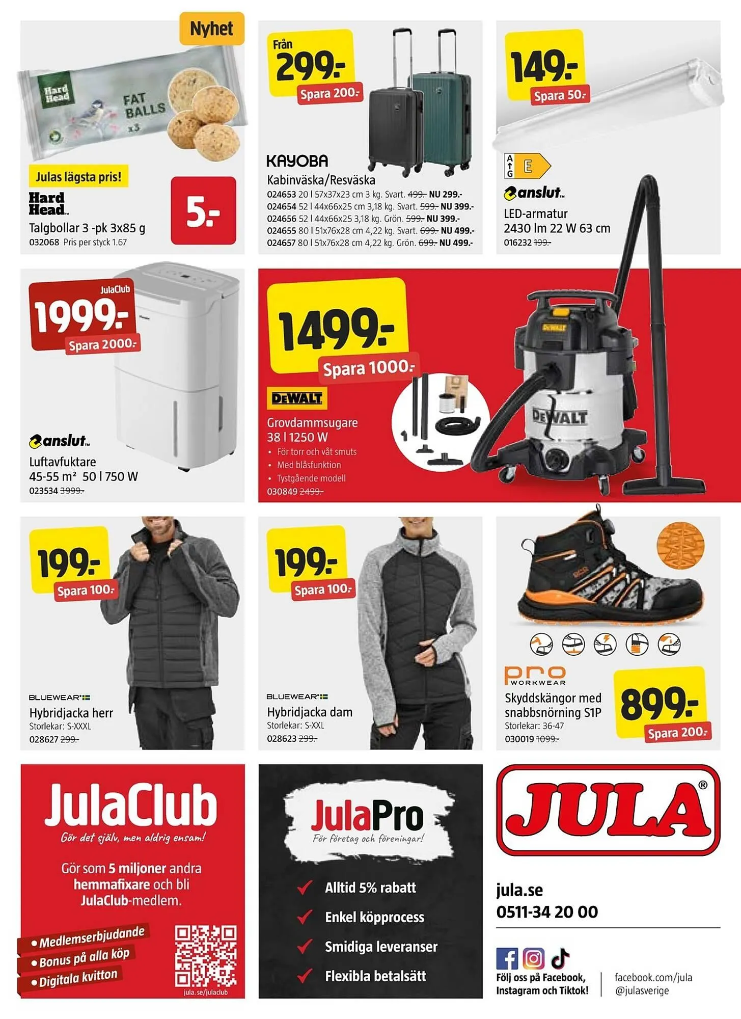 Jula reklamblad från 2 oktober till 15 oktober 2025 - Reklamblad sidor 8