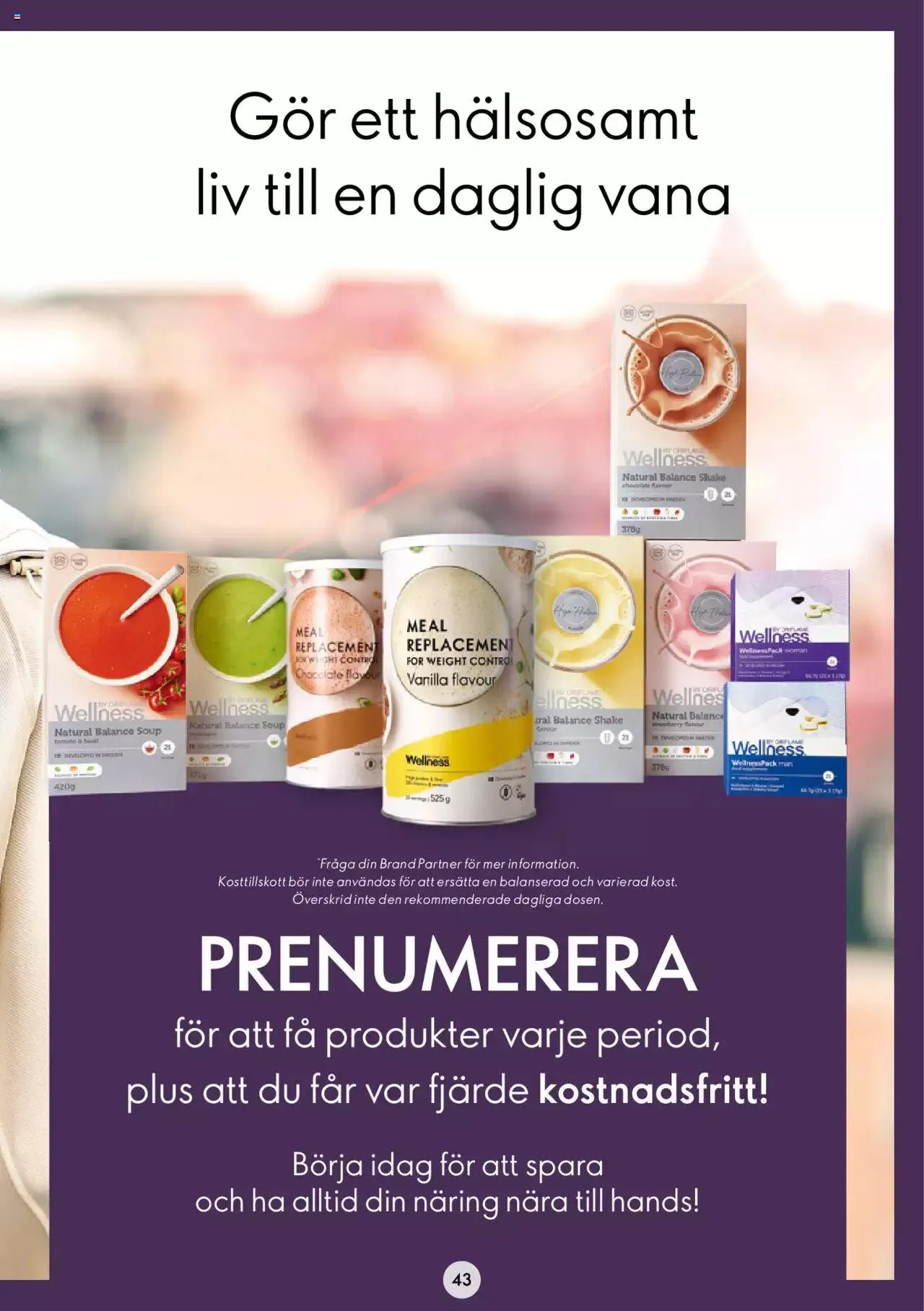 Oriflame - Wellness Catalogue från 1 mars till 31 december 2023 - Reklamblad sidor 43