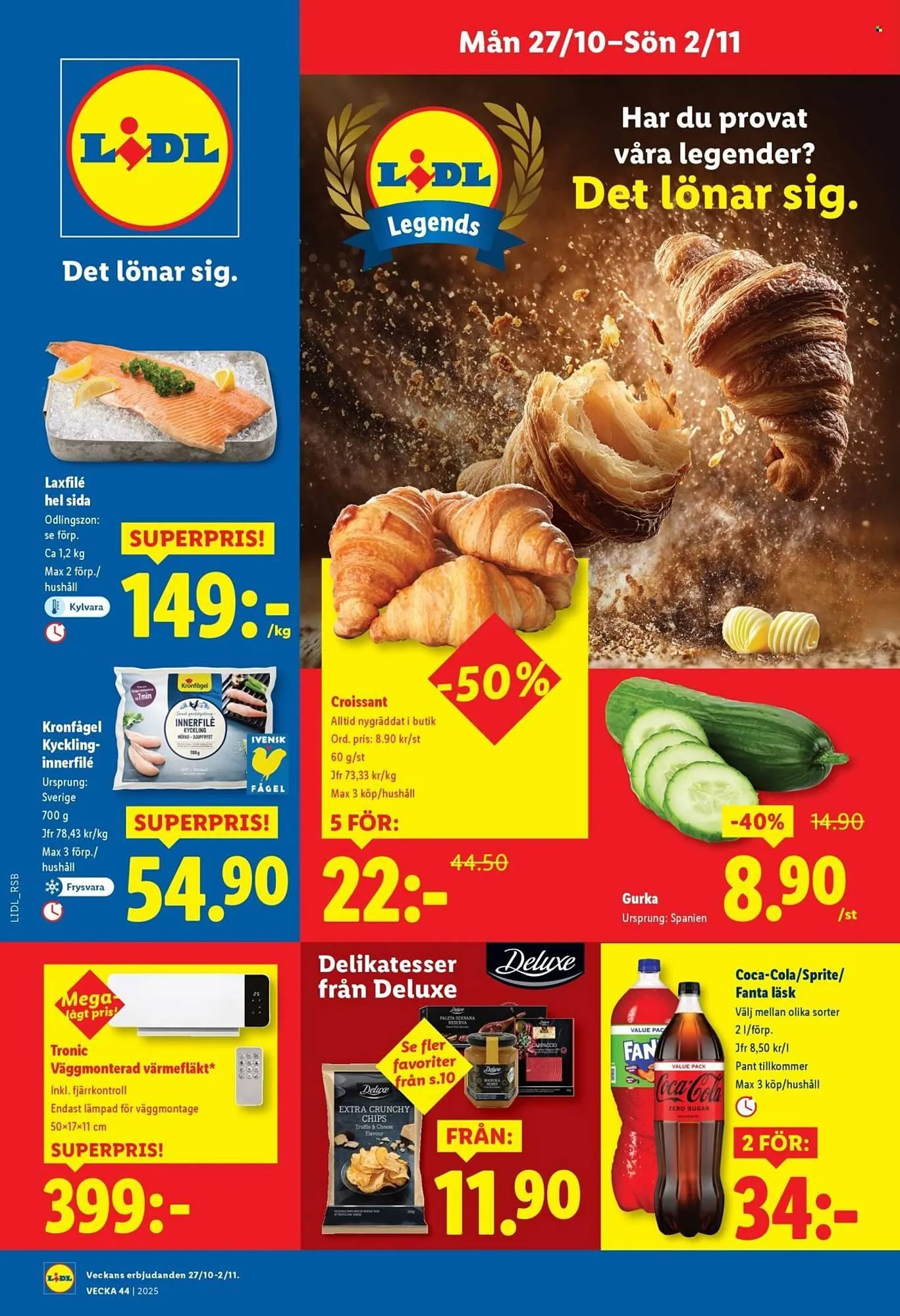 Lidl reklamblad från 27 oktober till 2 november 2025 - Reklamblad sidor 1