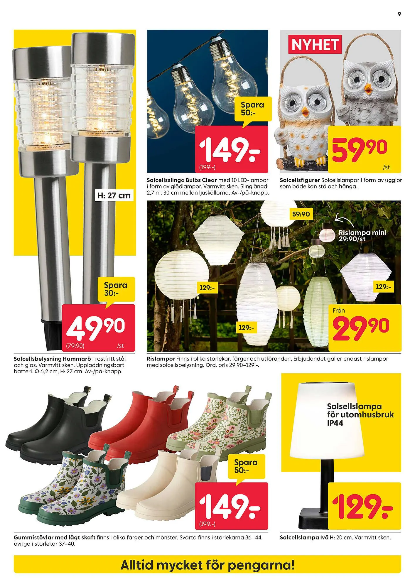 Rusta reklamblad från 11 mars till 17 mars 2024 - Reklamblad sidor 9