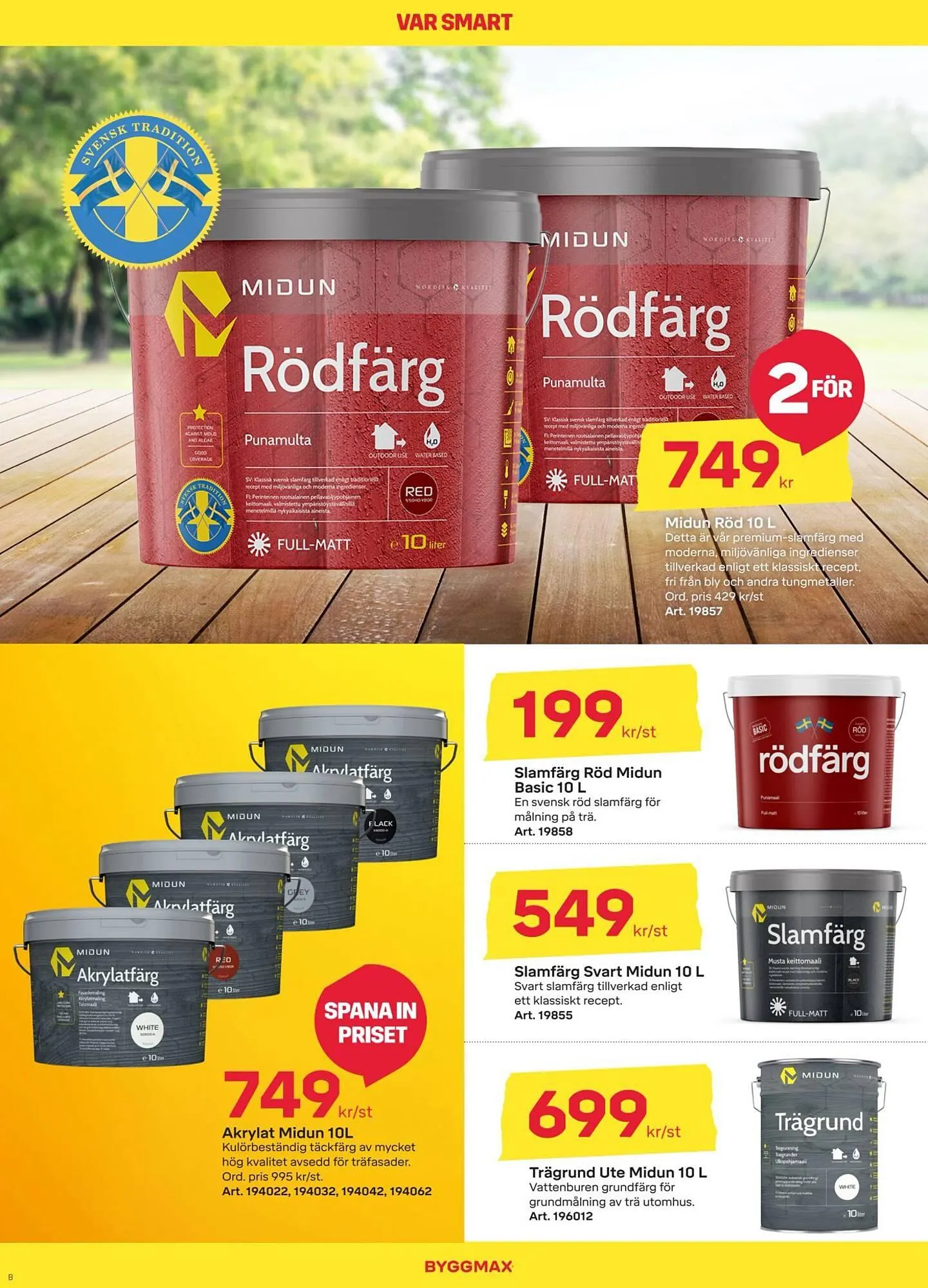 Byggmax reklamblad från 23 juni till 13 juli 2025 - Reklamblad sidor 6