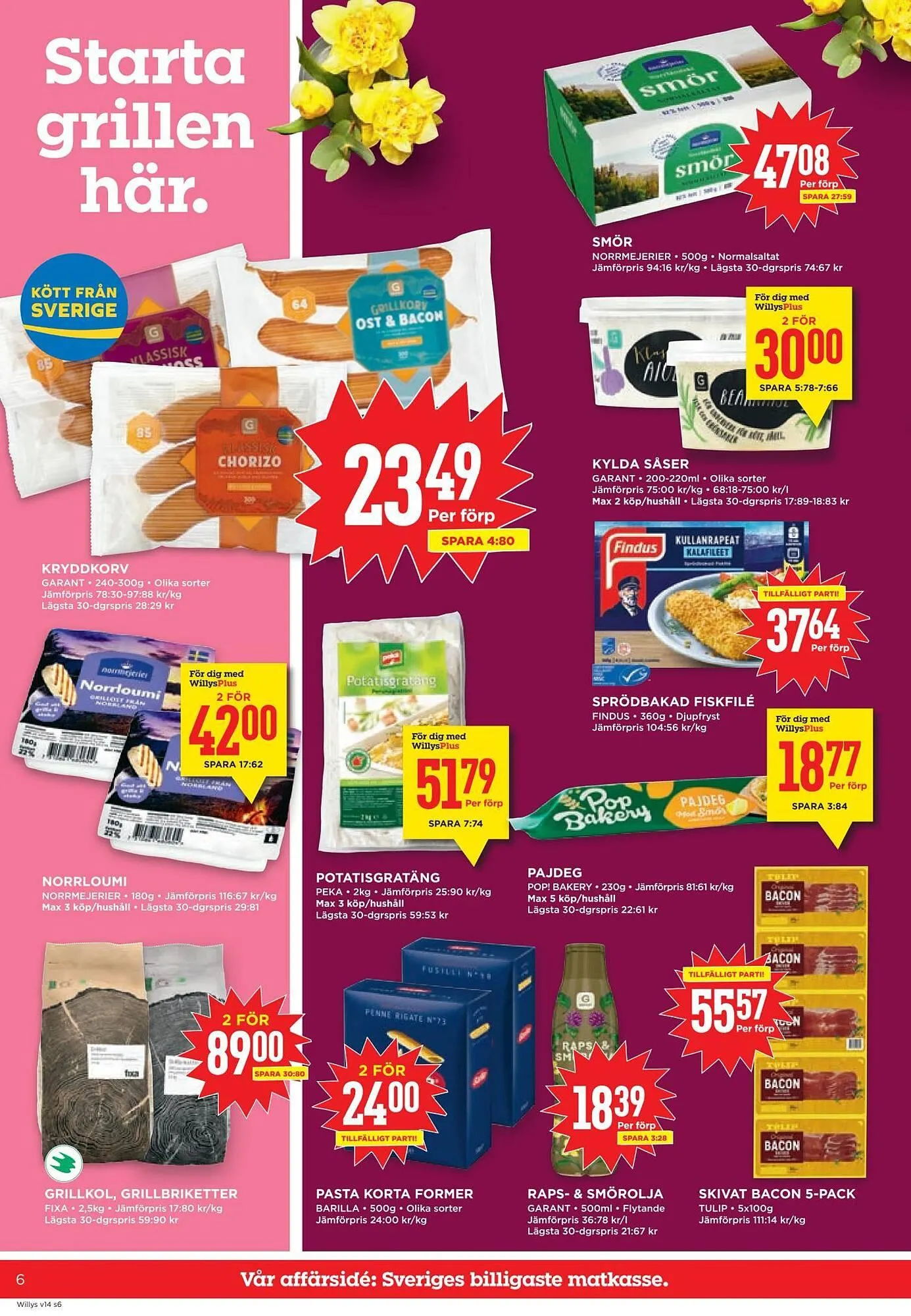 Willys reklamblad från 30 mars till 6 april 2026 - Reklamblad sidor 6