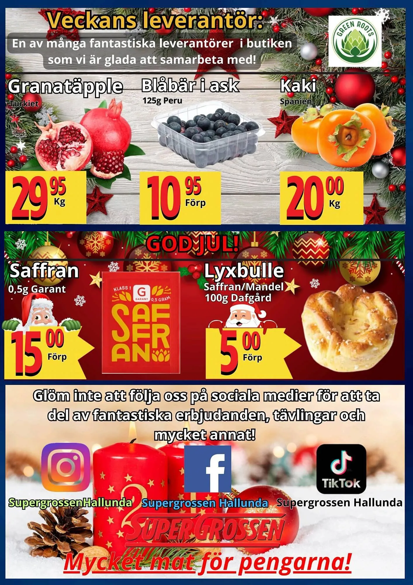 Supergrossen reklamblad från 5 januari till 12 januari 2026 - Reklamblad sidor 15