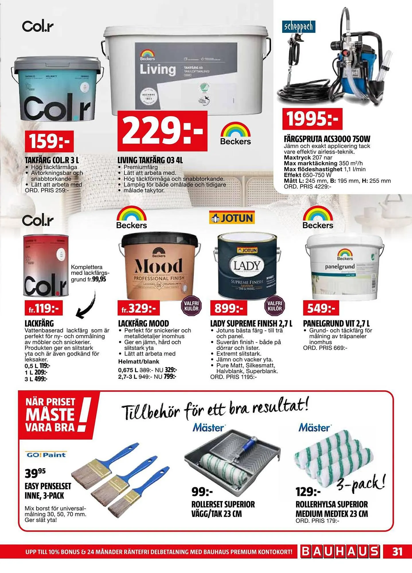 Bauhaus reklamblad från 1 oktober till 15 oktober 2023 - Reklamblad sidor 31